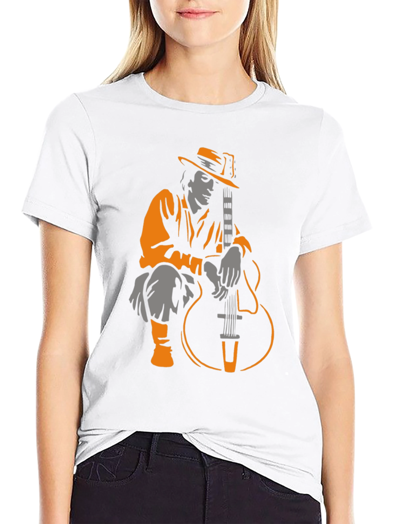Guitar Player Graphic T-Shirt