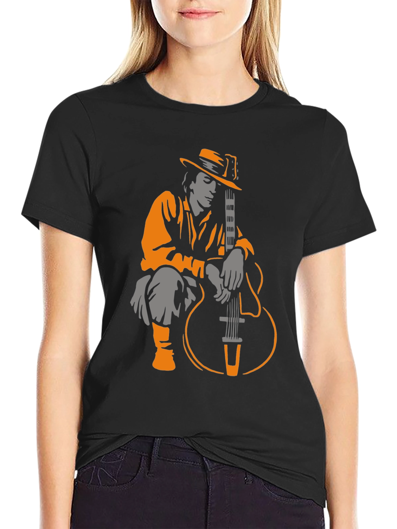 Guitar Player Graphic T-Shirt
