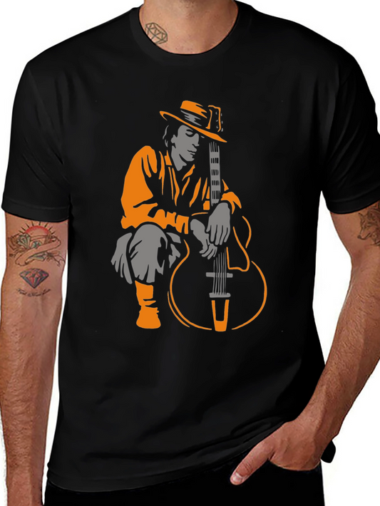 Guitar Player Graphic T-Shirt