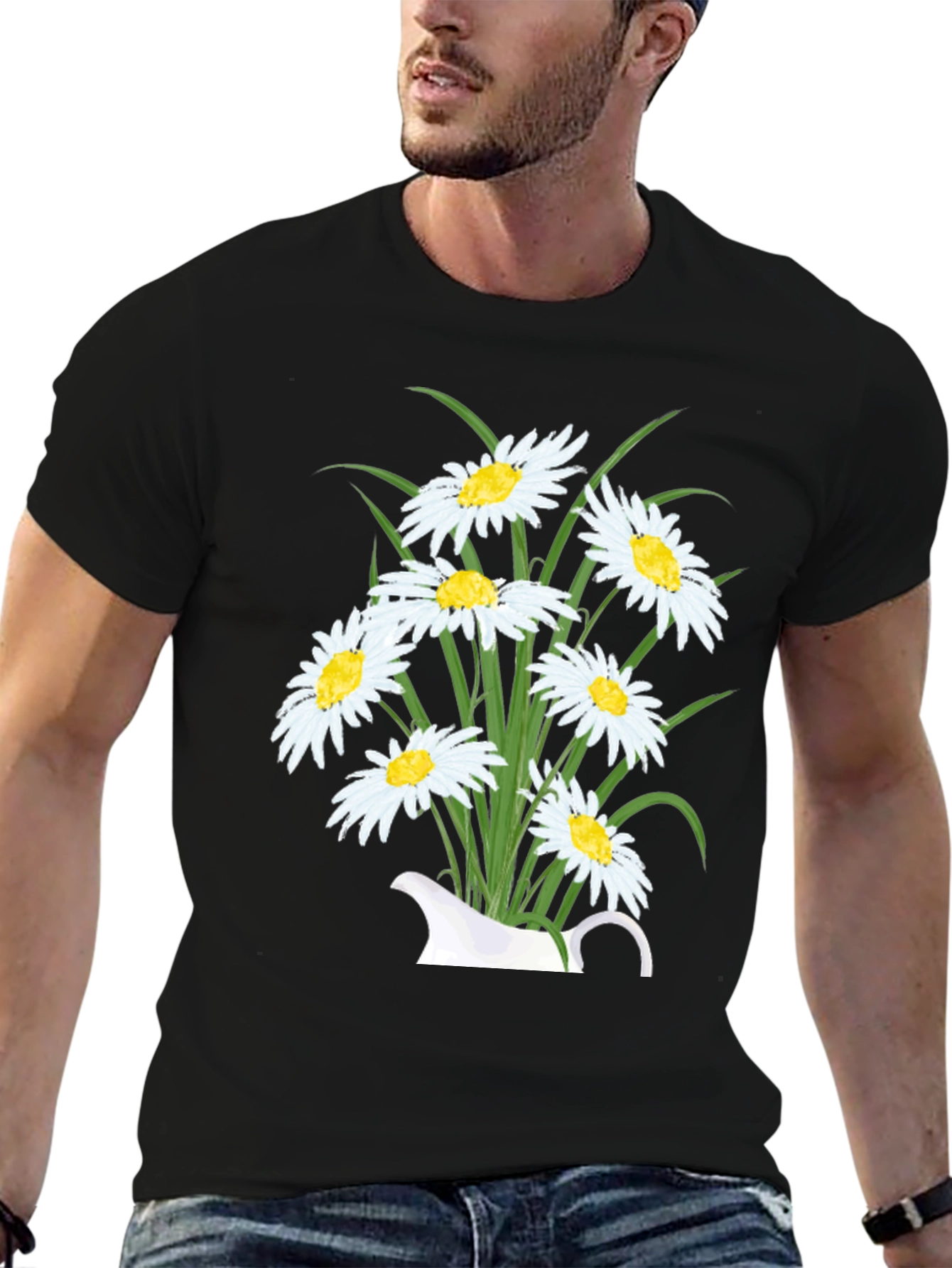 Daisy Bouquet Graphic Tee - Floral T-Shirt
