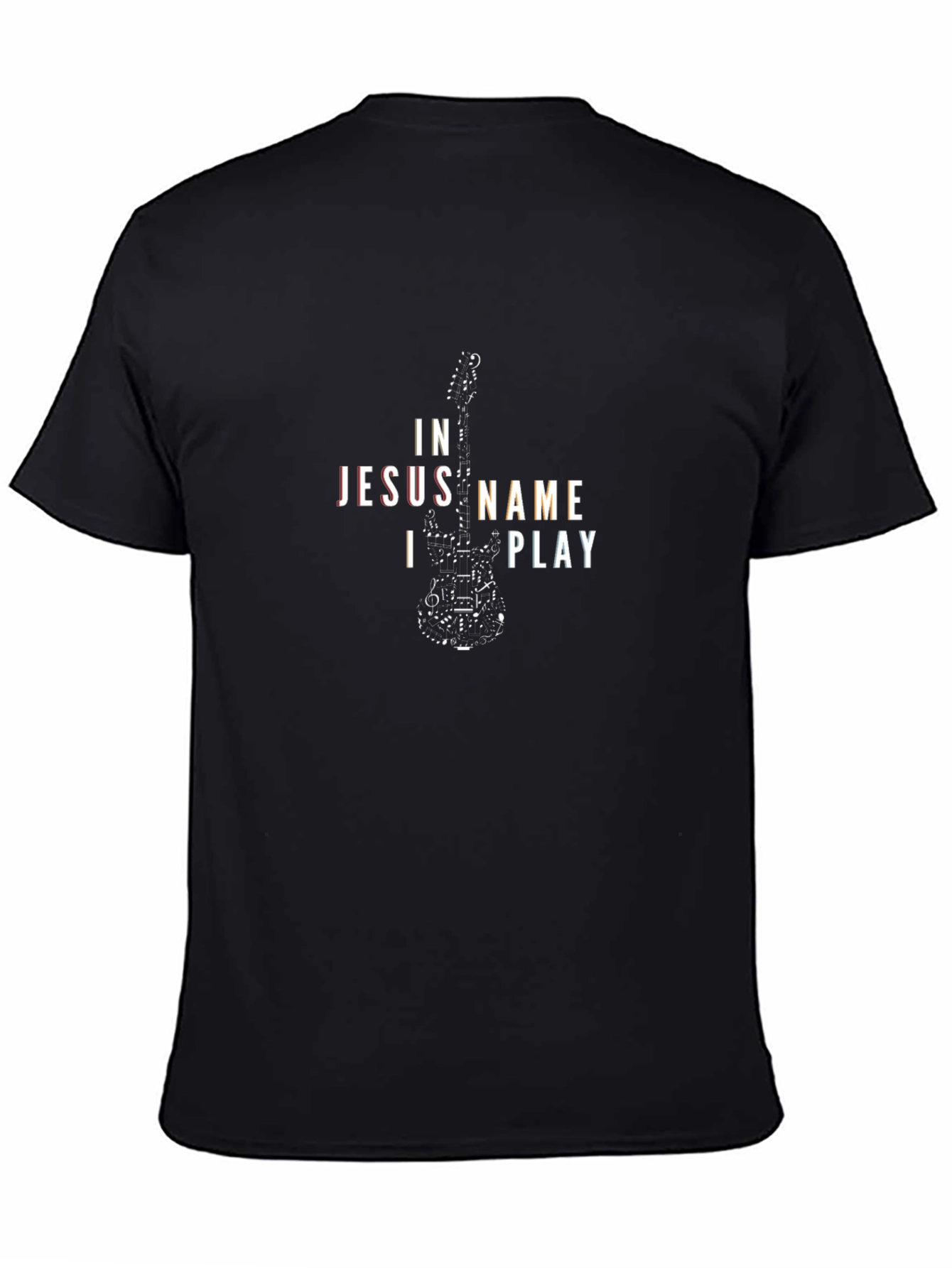 In Jesus Name I Play Guitar T-Shirt