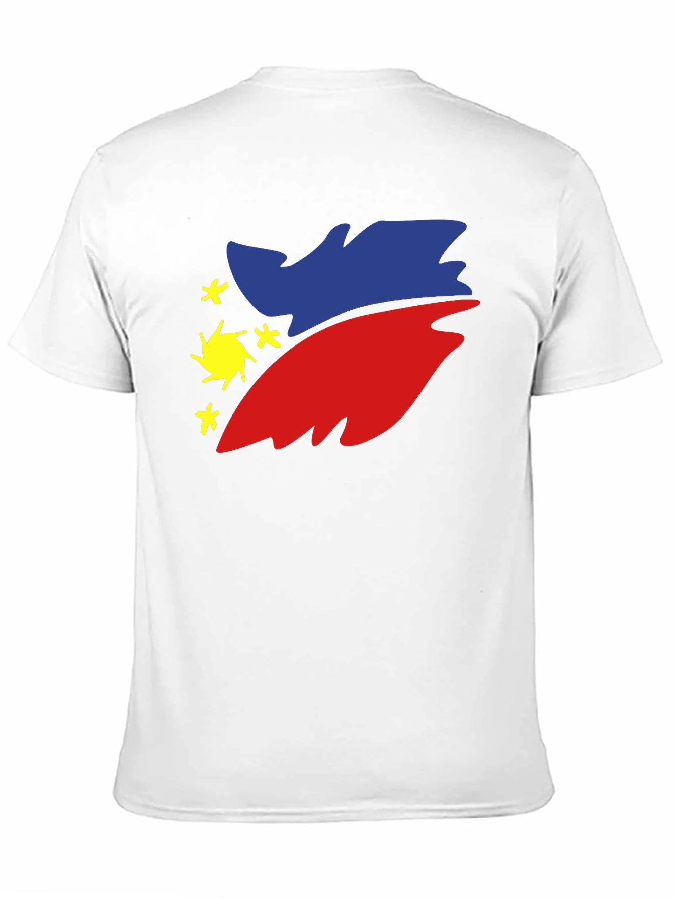 Philippines Flag Graphic Tee - Black