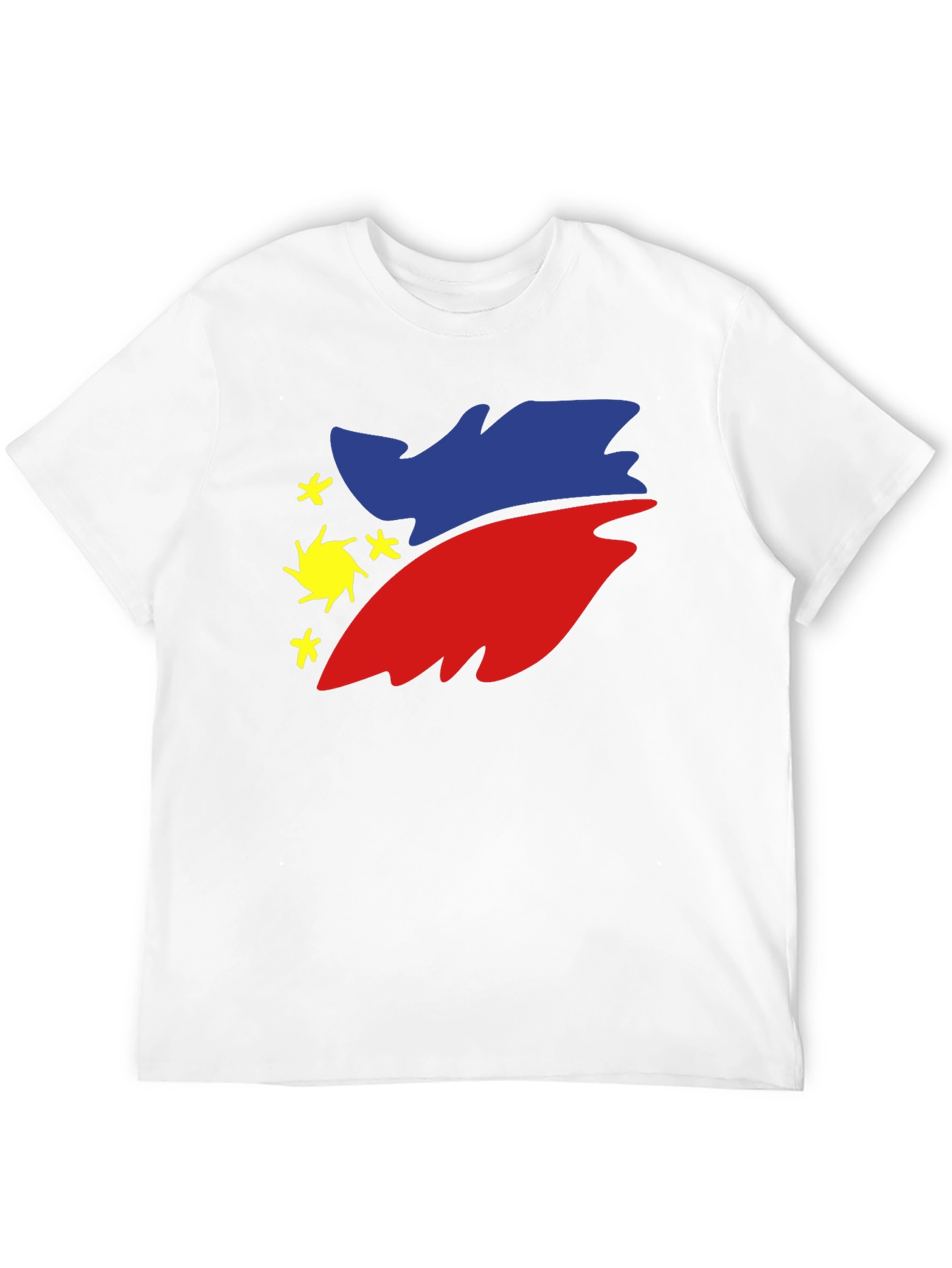 Philippines Flag Graphic Tee - Black