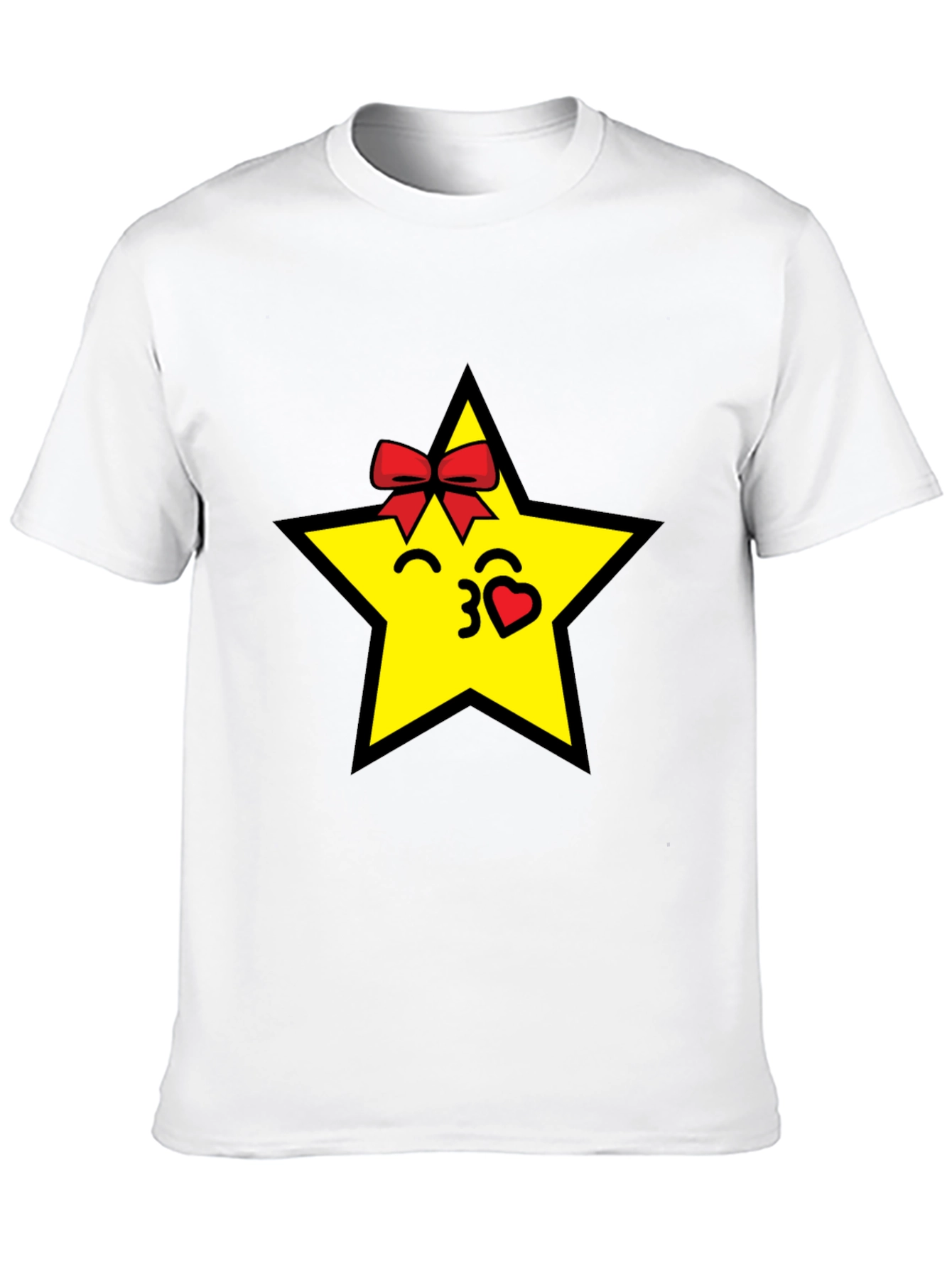 Star Kiss Black T-Shirt