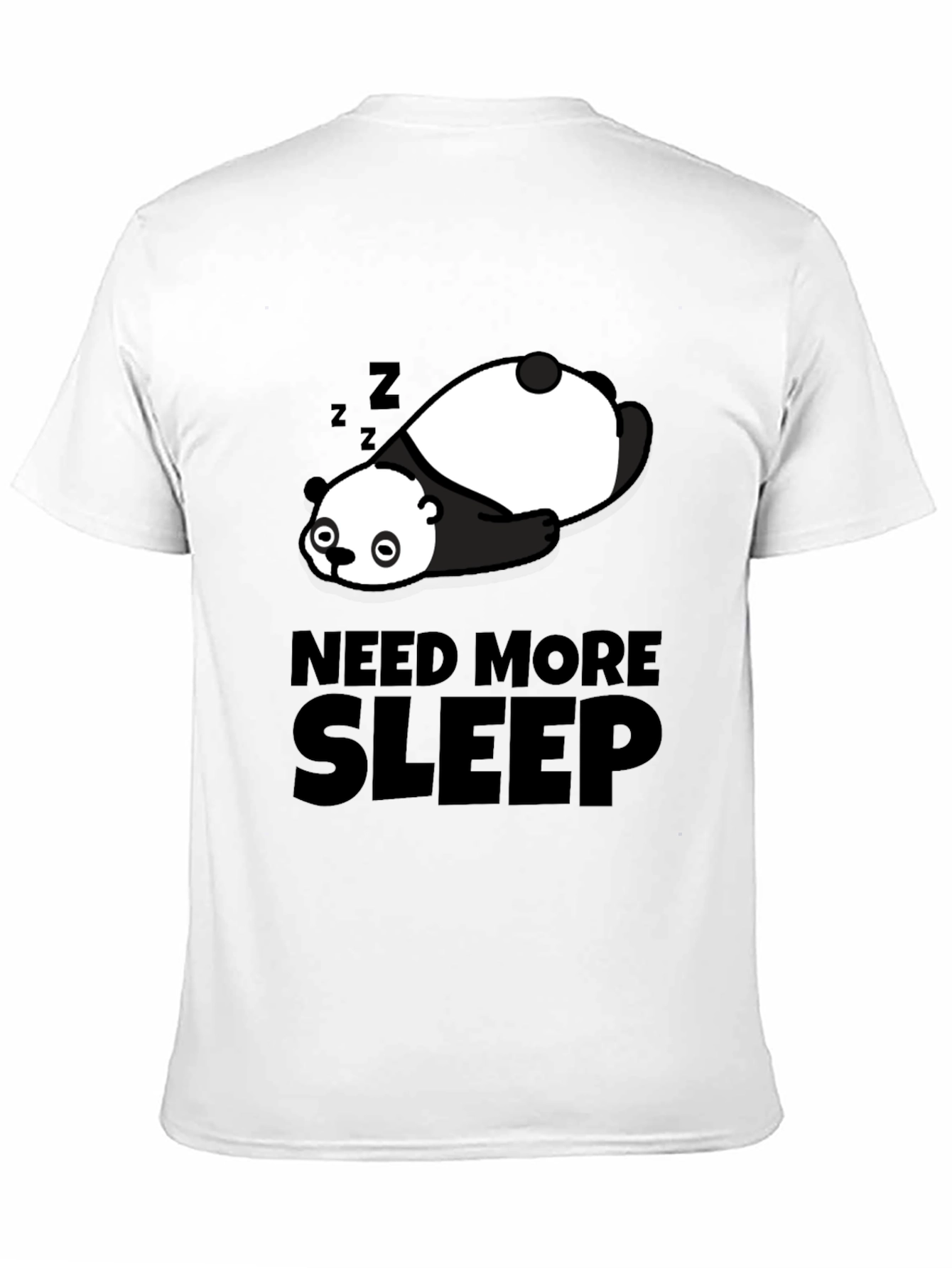 Need More Sleep Panda Graphic T-Shirt
