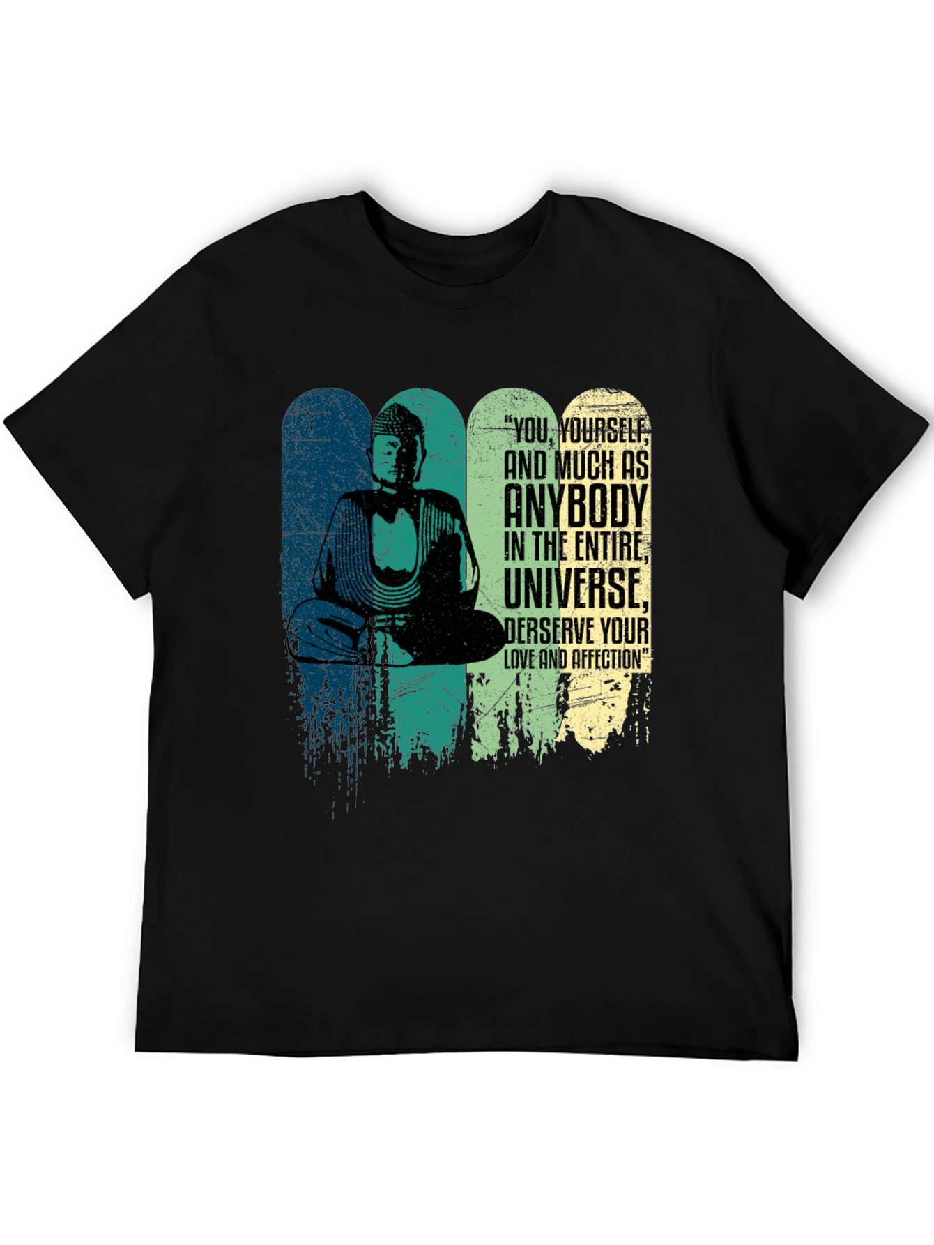 Buddha Quote Graphic Tee - You Deserve Love T-Shirt