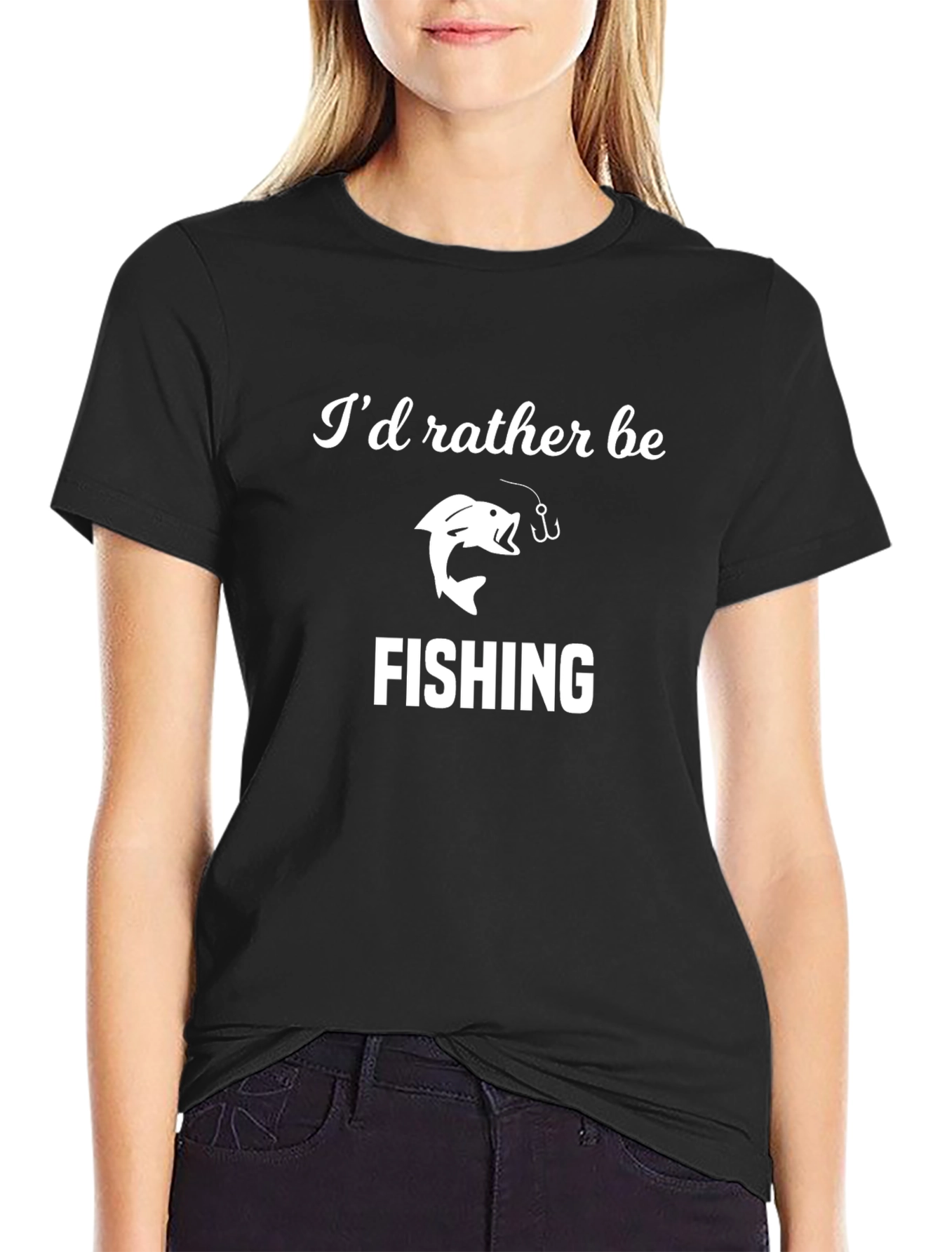 Fishing T-Shirt - Id Rather Be Fishing