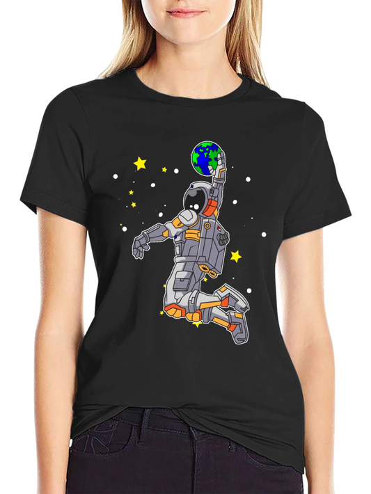 Astronaut Dunking Earth T-Shirt