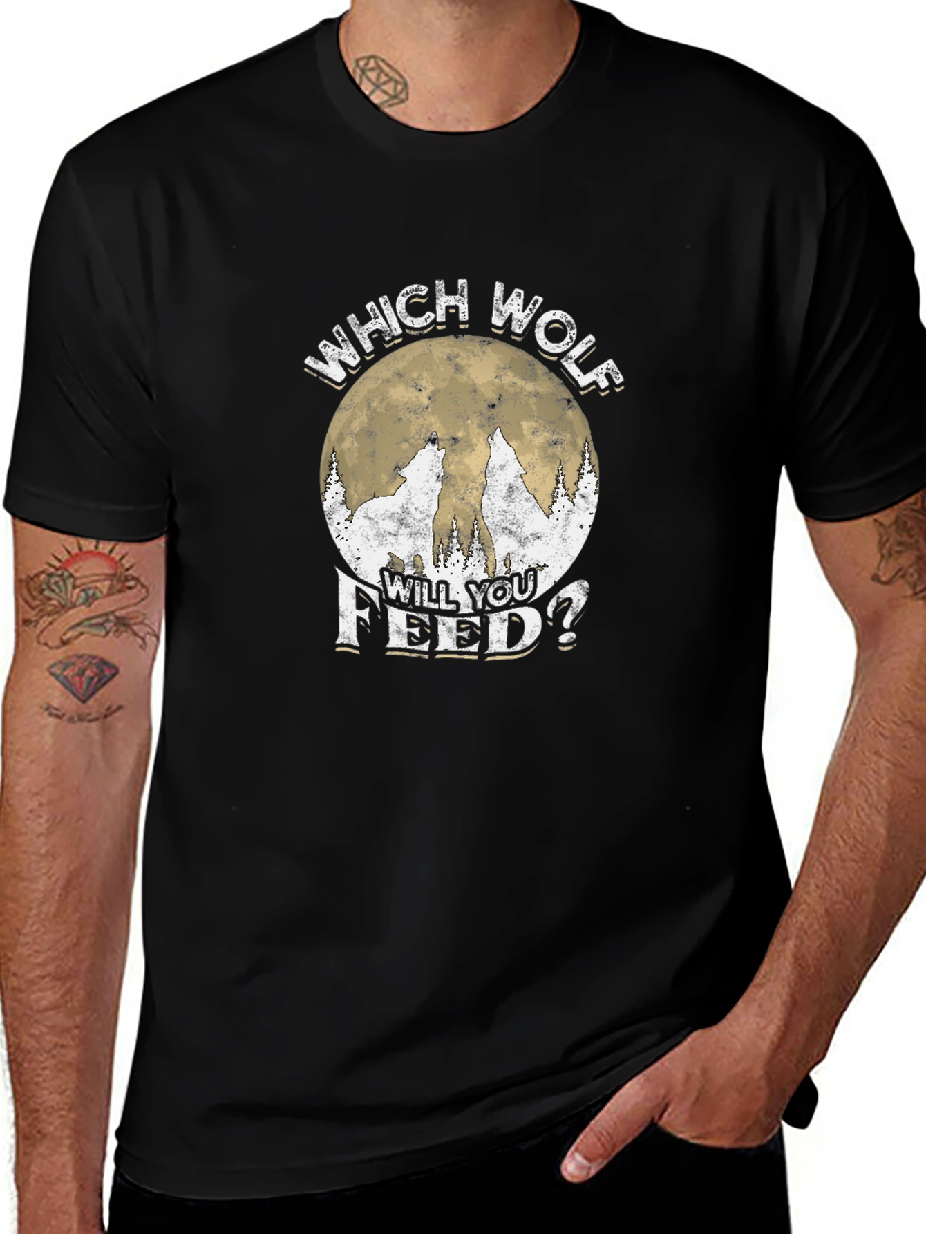 Which Wolf Will You Feed? T-Shirt