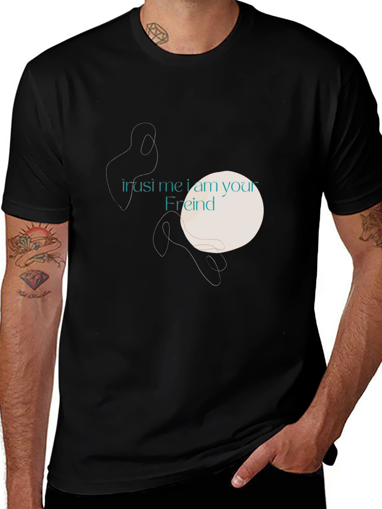 Trust Me Friend T-Shirt - Unique Graphic Tee