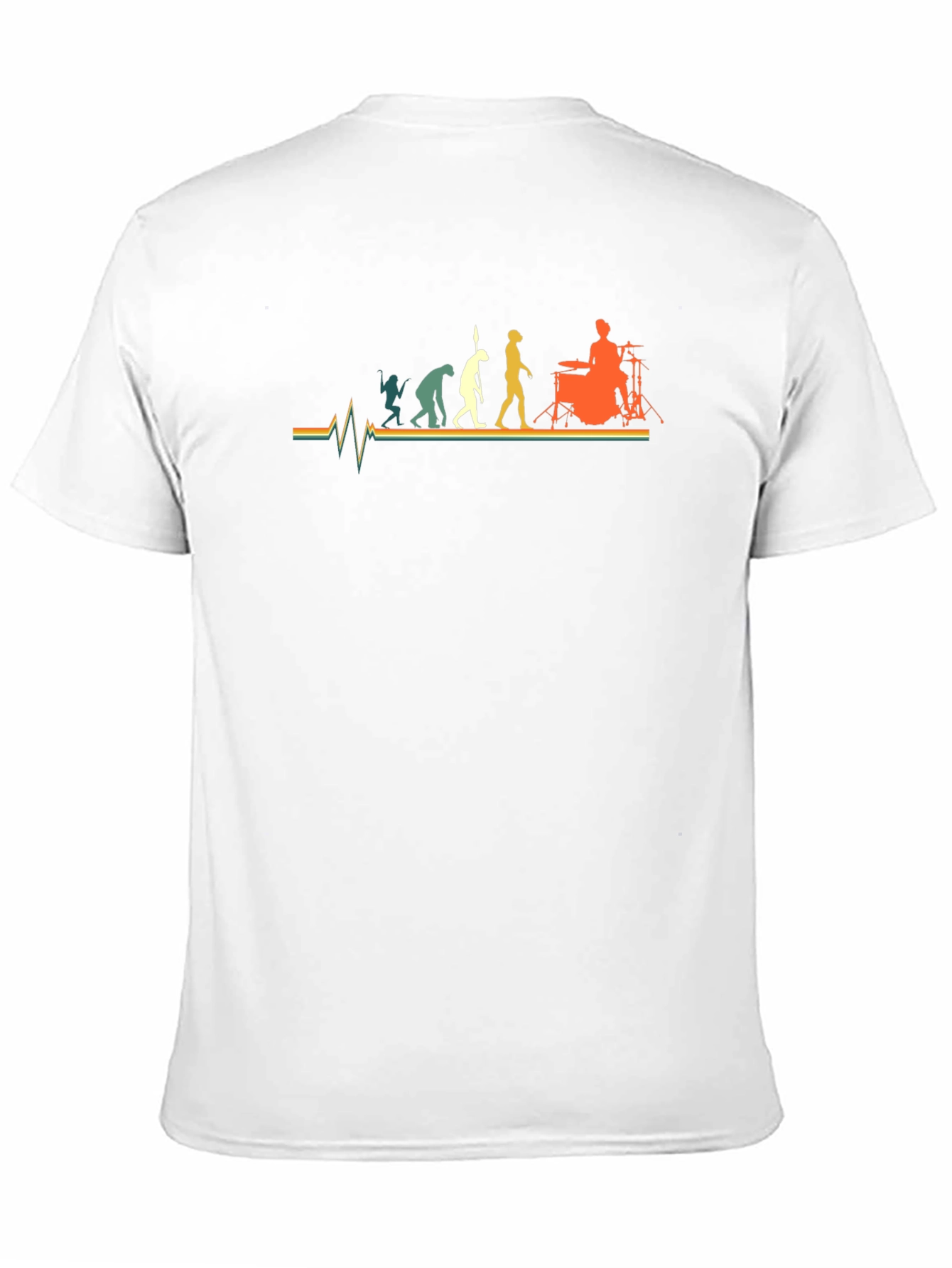 Evolution of Drummer T-Shirt - Black Cotton Tee