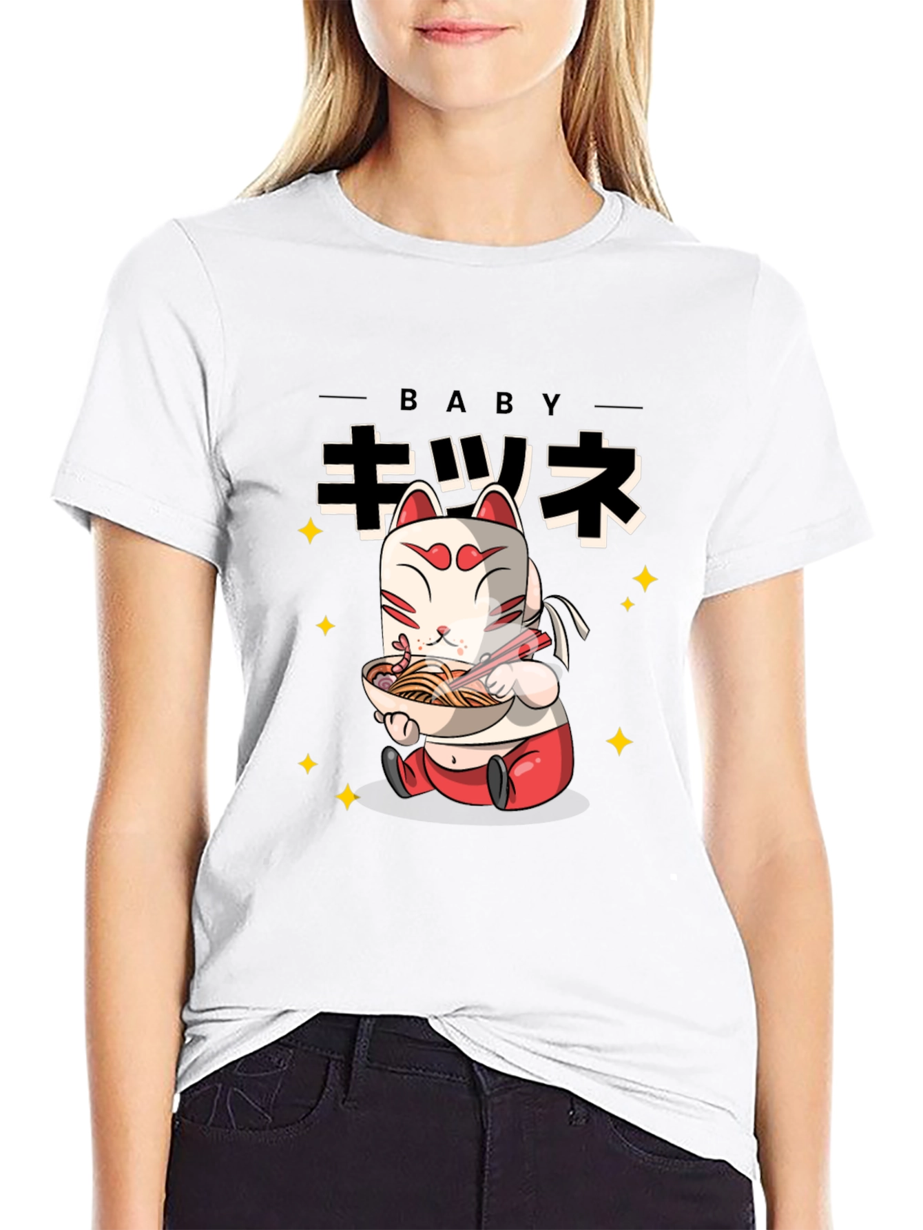 Baby Kitsune Ramen T-Shirt