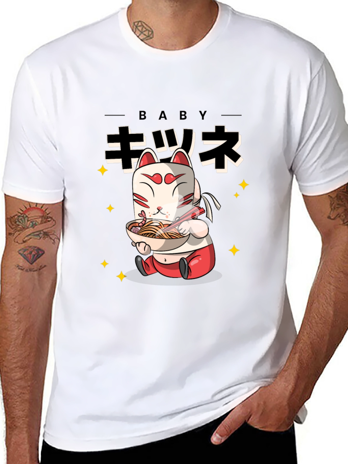 Baby Kitsune Ramen T-Shirt