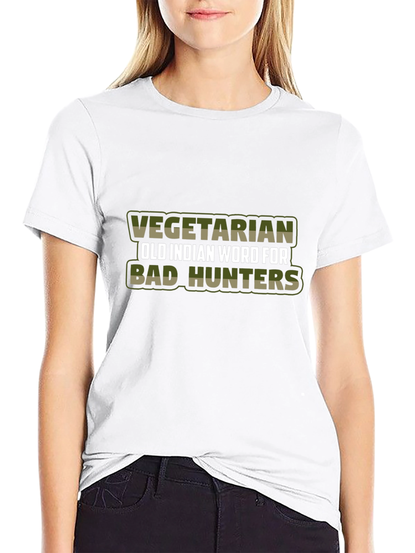 Vegetarian Bad Hunter Graphic Tee
