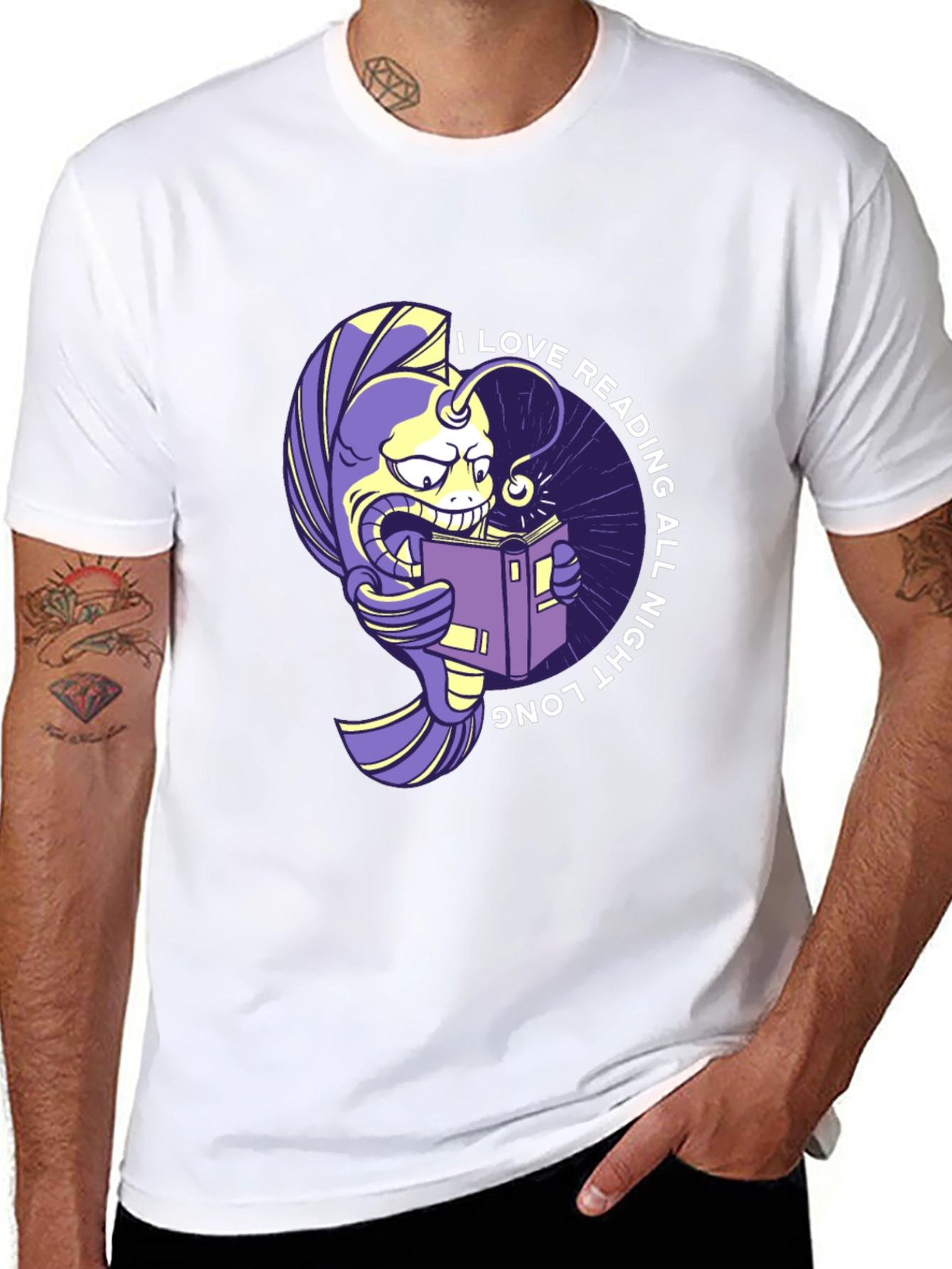 I Love Reading All Night Long T-Shirt