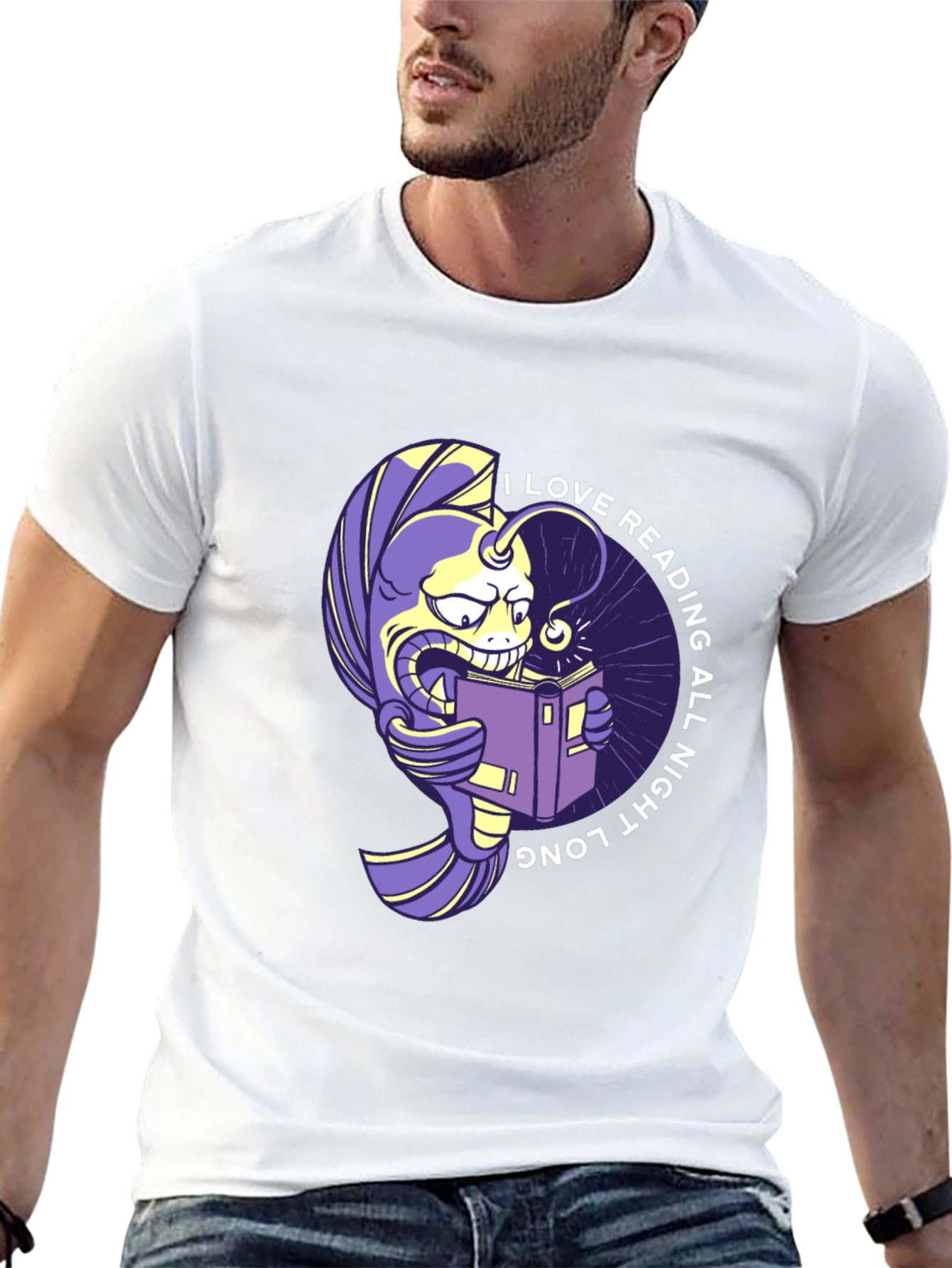 I Love Reading All Night Long T-Shirt