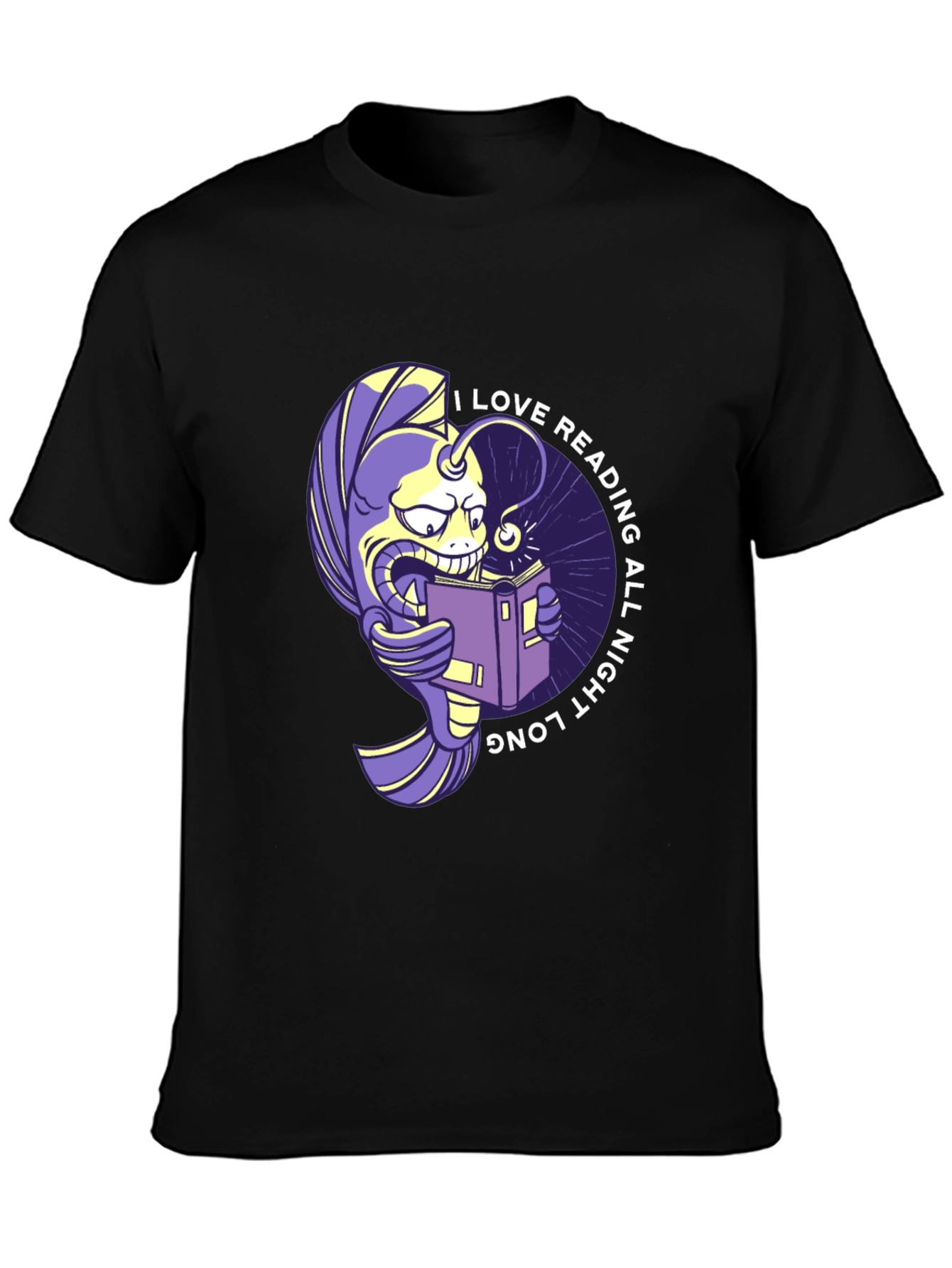 I Love Reading All Night Long T-Shirt