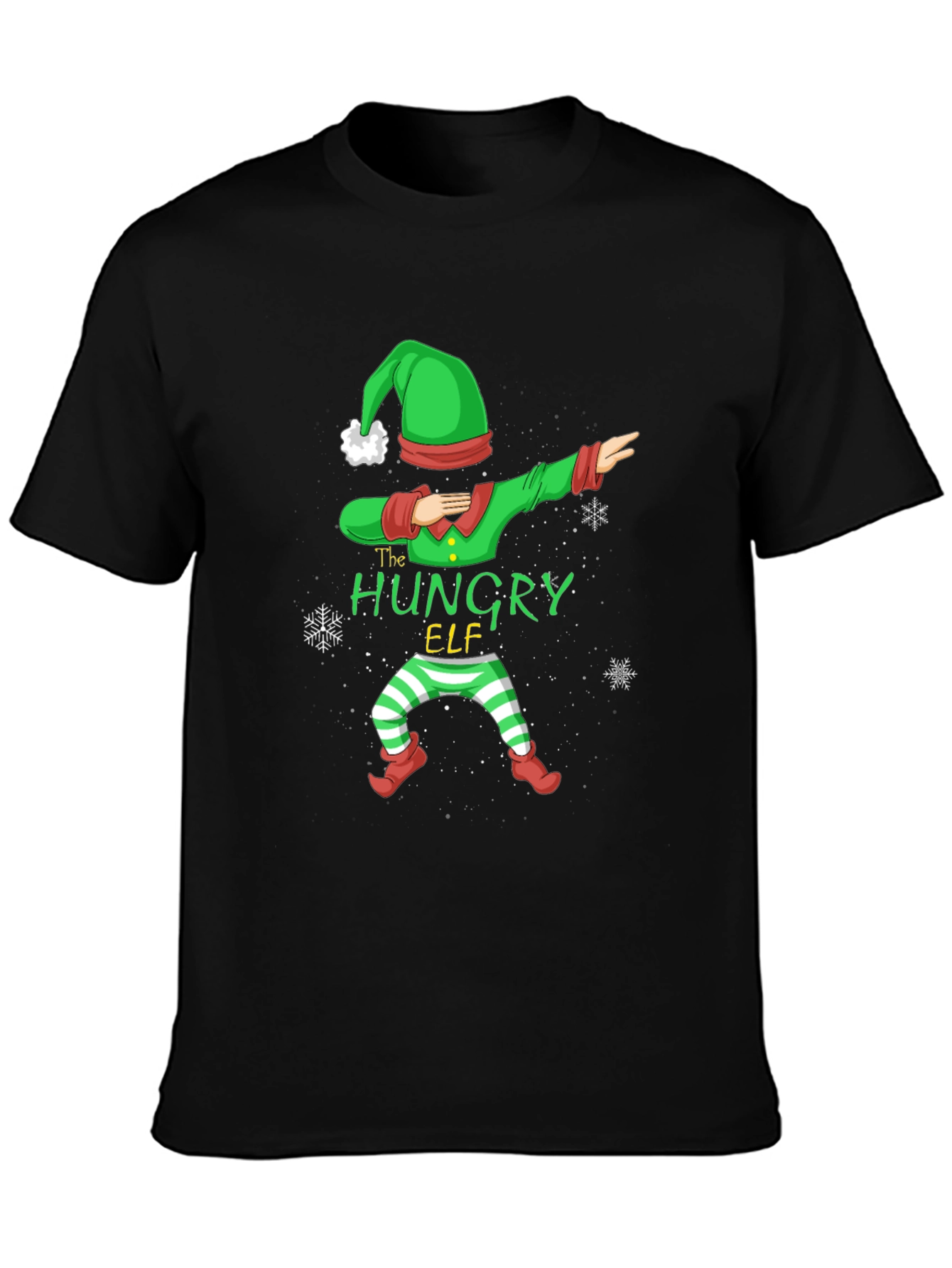 Hungry Elf Dab Black T-Shirt