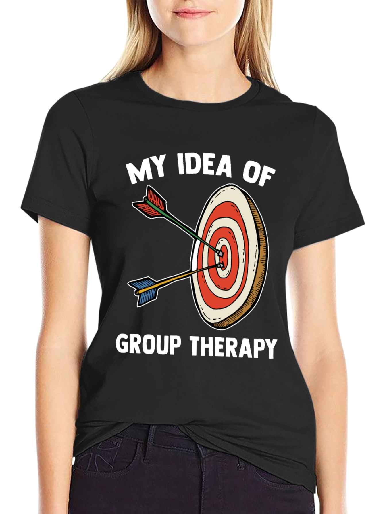 My Idea of Group Therapy T-Shirt Funny Target Tee