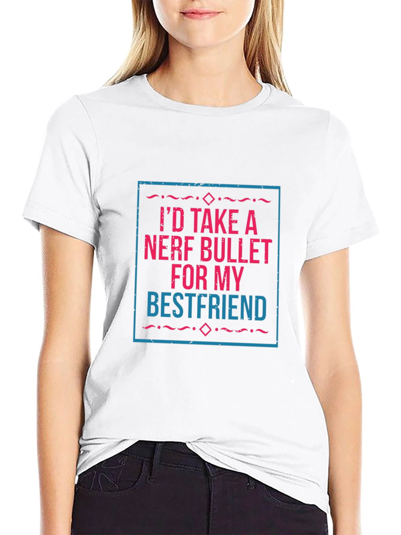 Nerf Bullet Best Friend Graphic Tee - Black