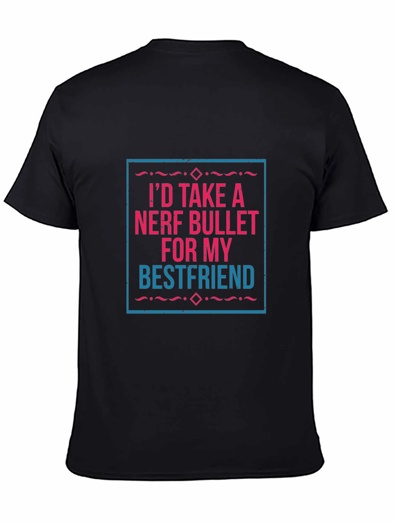Nerf Bullet Best Friend Graphic Tee - Black