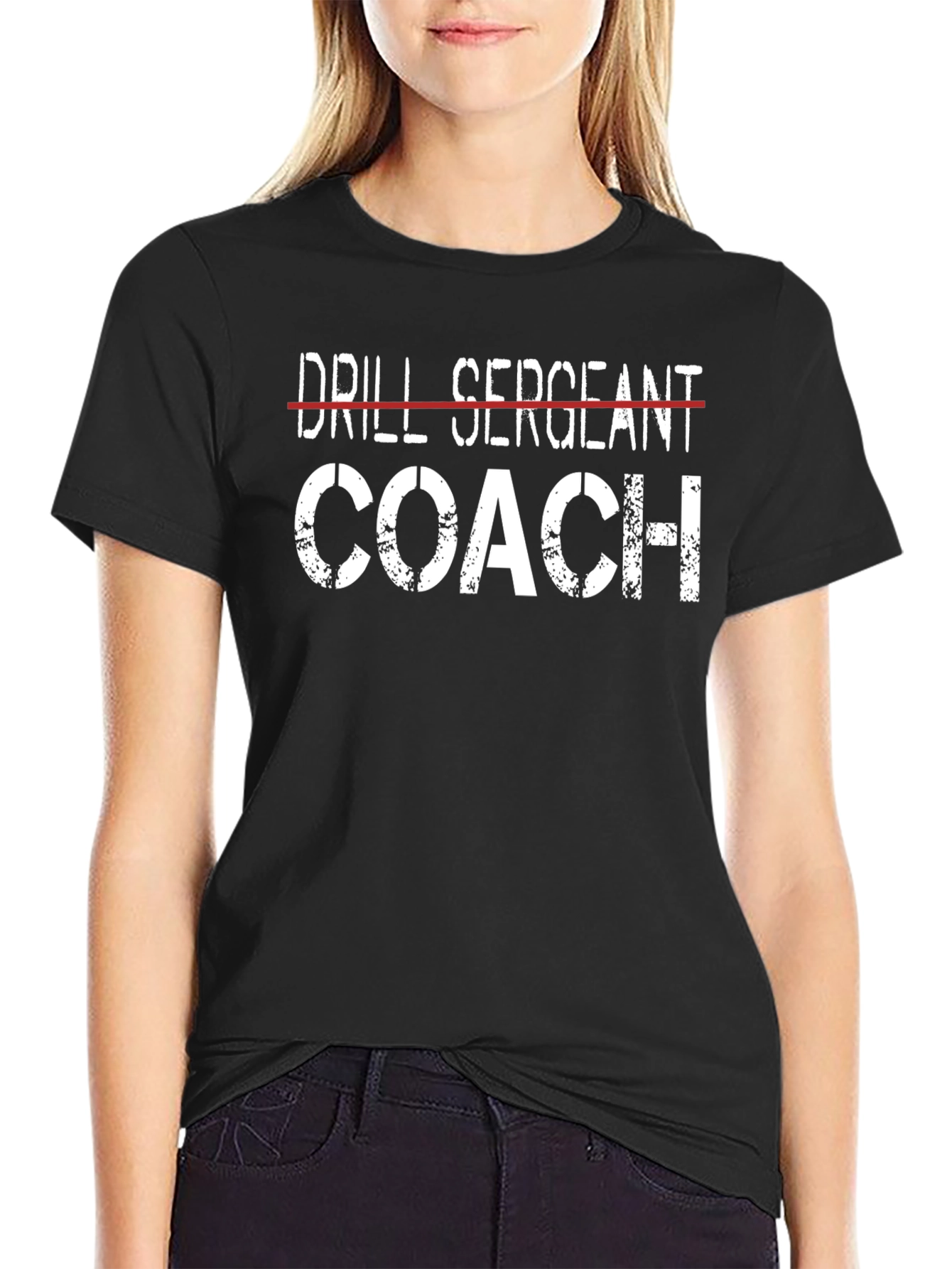 Drill Sergeant Coach Graphic T-Shirt - Mens