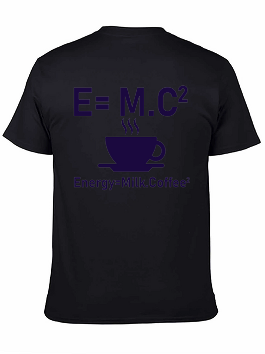 E=MC² Coffee T-Shirt - Funny Science Tee