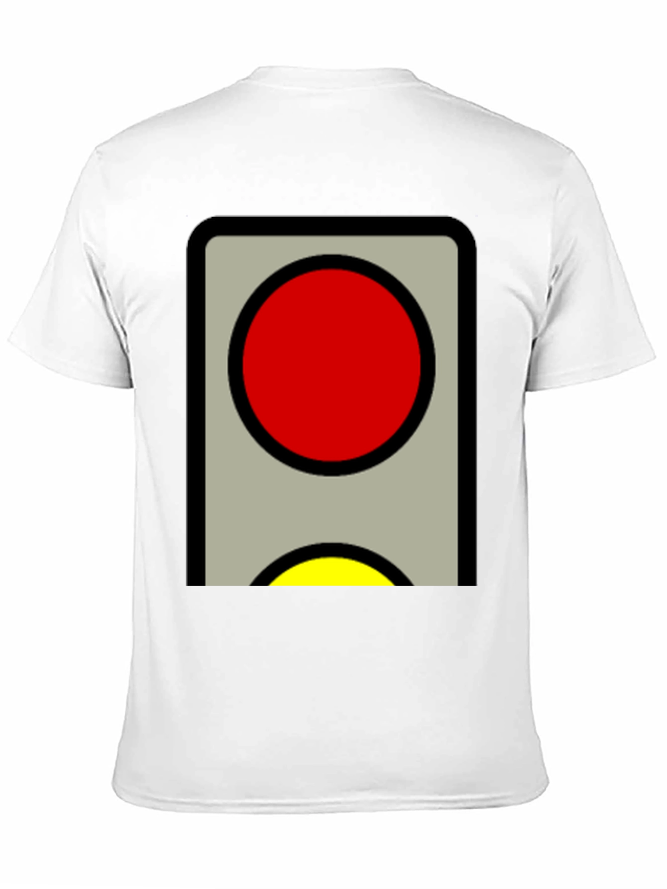 Red and Yellow Traffic Light Graphic Tee