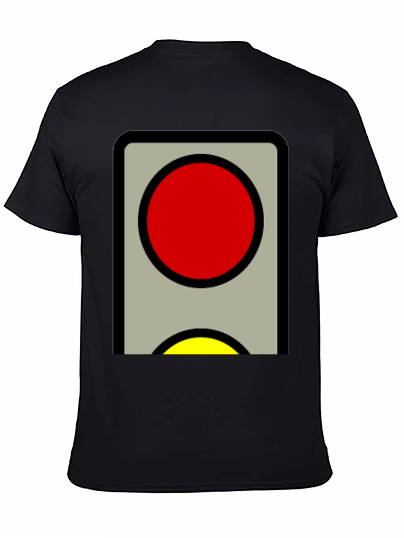 Red and Yellow Traffic Light Graphic Tee