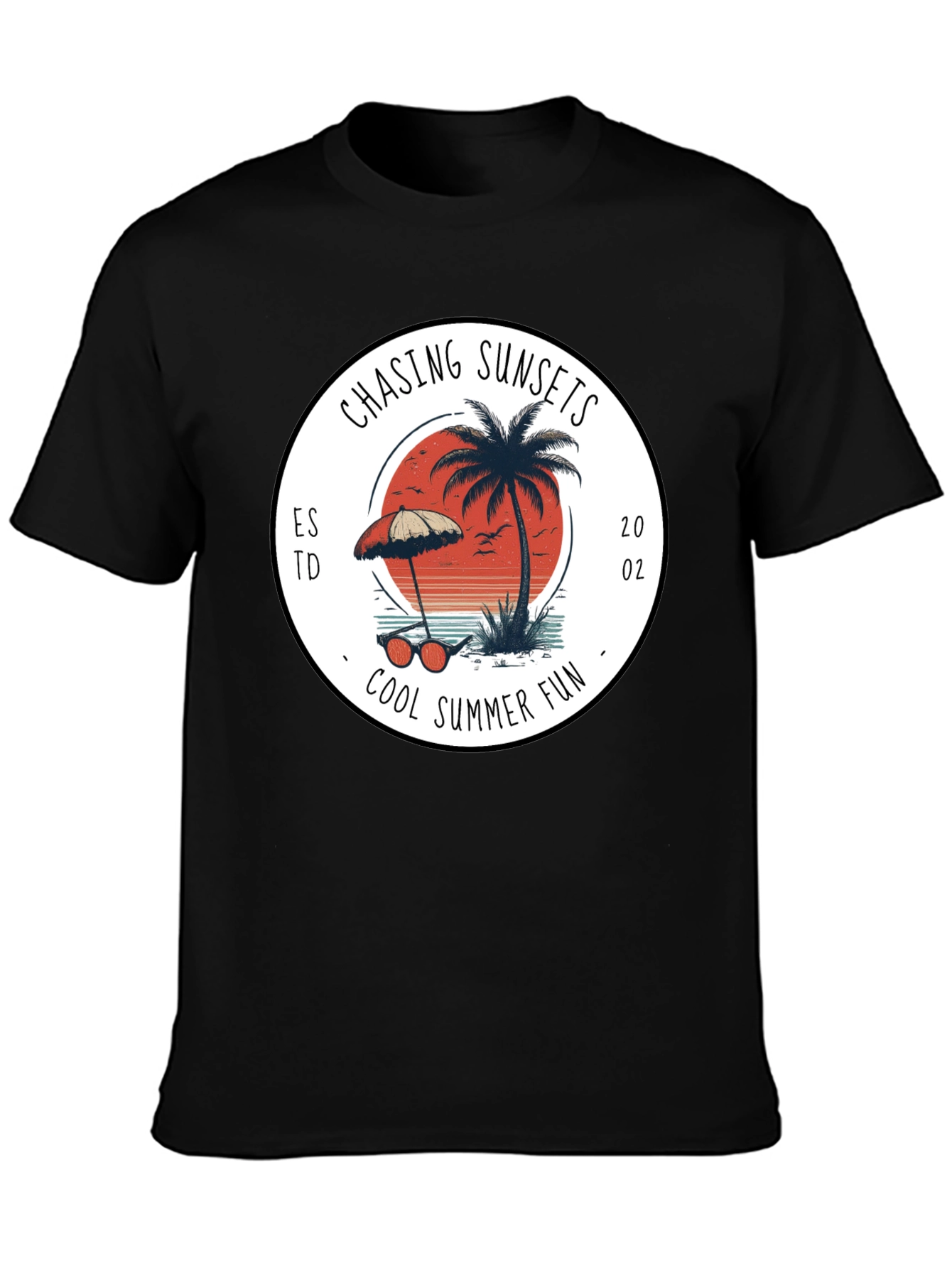 Chasing Sunsets Graphic Tee - Cool Summer Fun