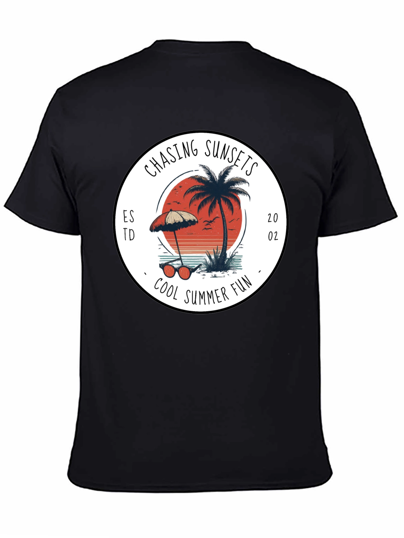 Chasing Sunsets Graphic Tee - Cool Summer Fun