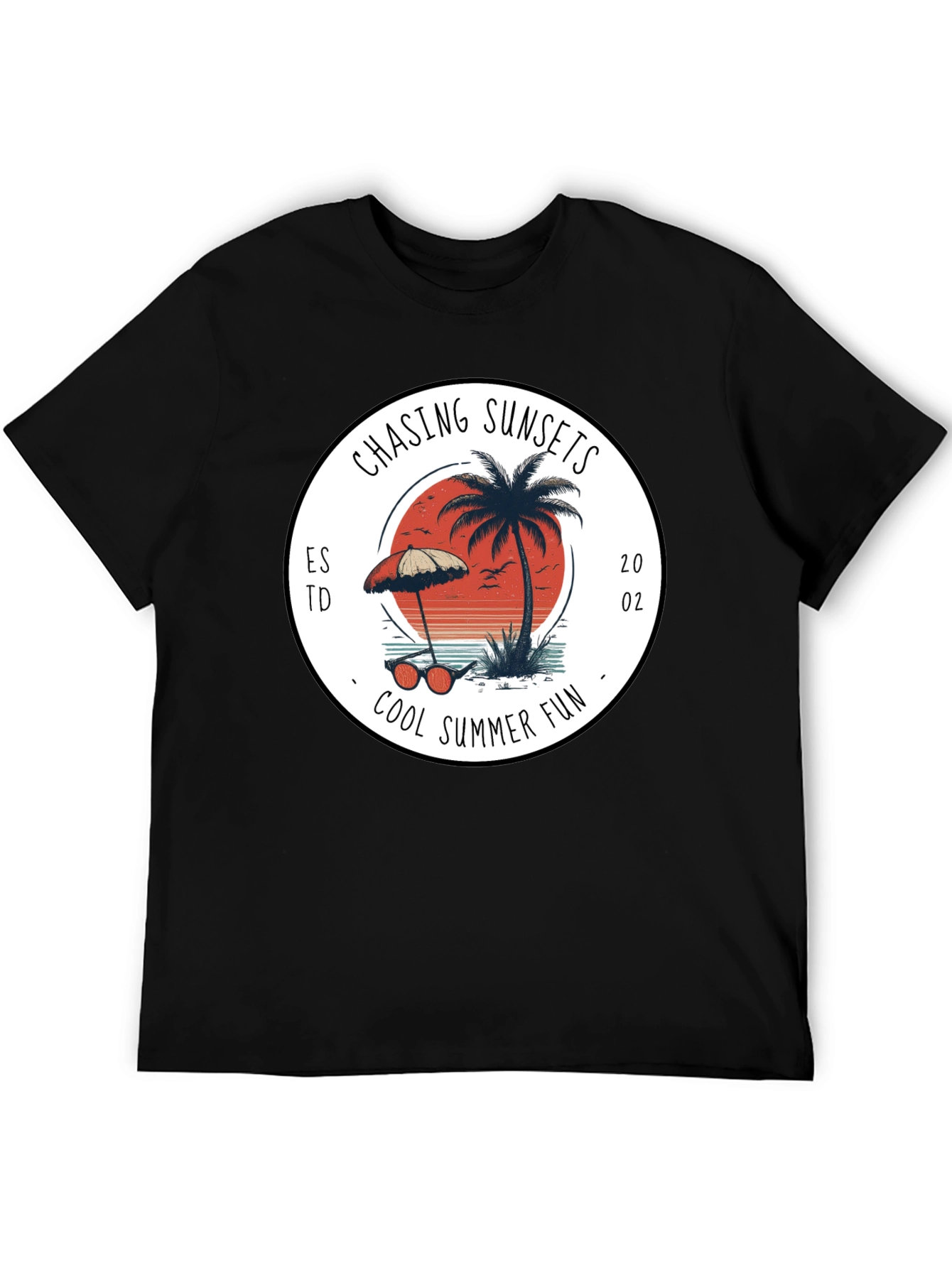 Chasing Sunsets Graphic Tee - Cool Summer Fun