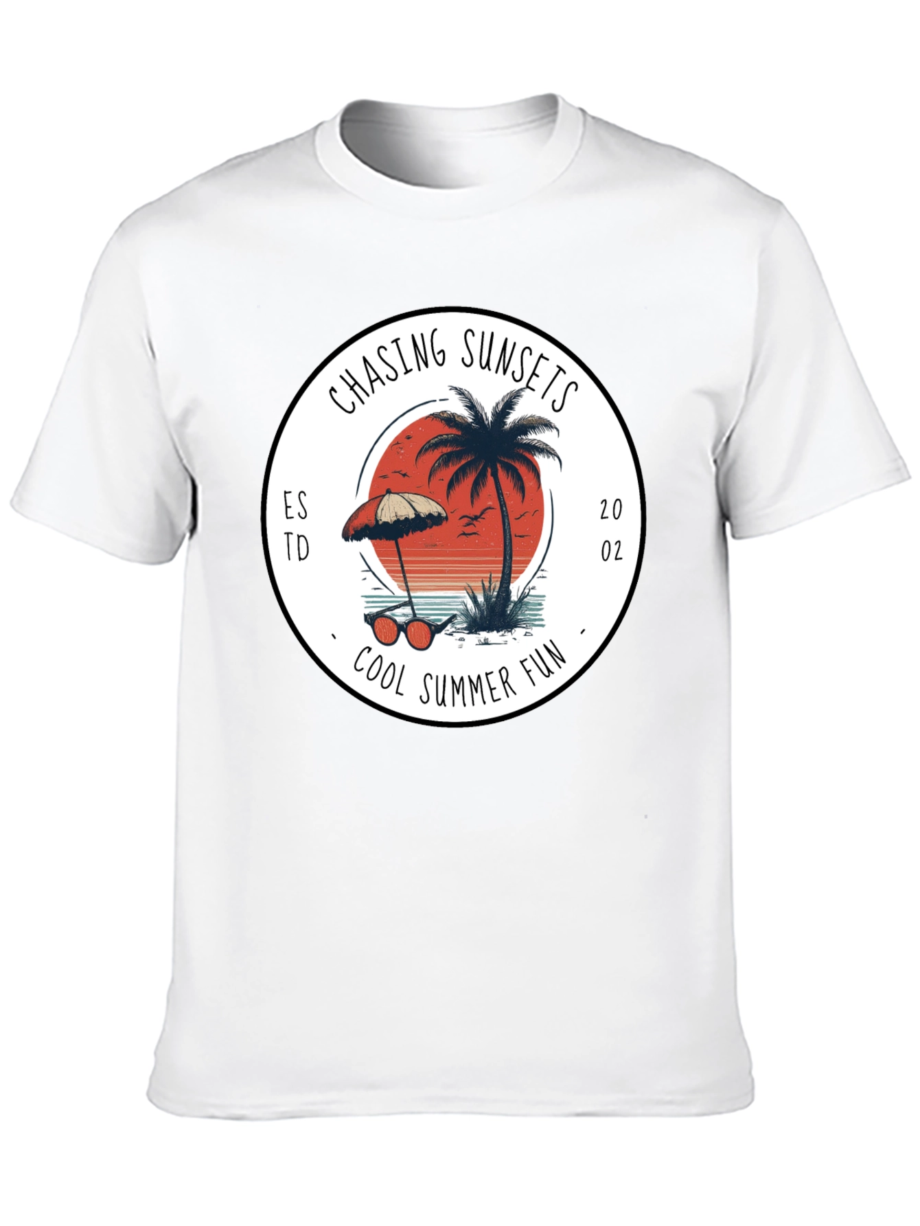 Chasing Sunsets Graphic Tee - Cool Summer Fun