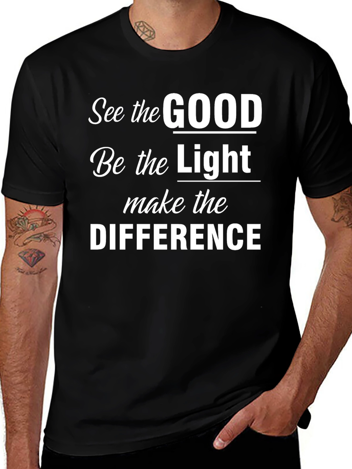 Inspirational Graphic T-Shirt - See The Good
