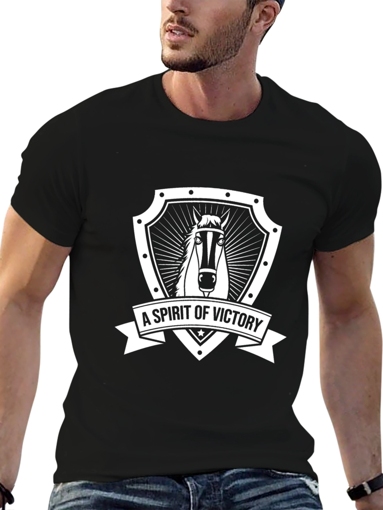 Horse Spirit of Victory Graphic T-Shirt