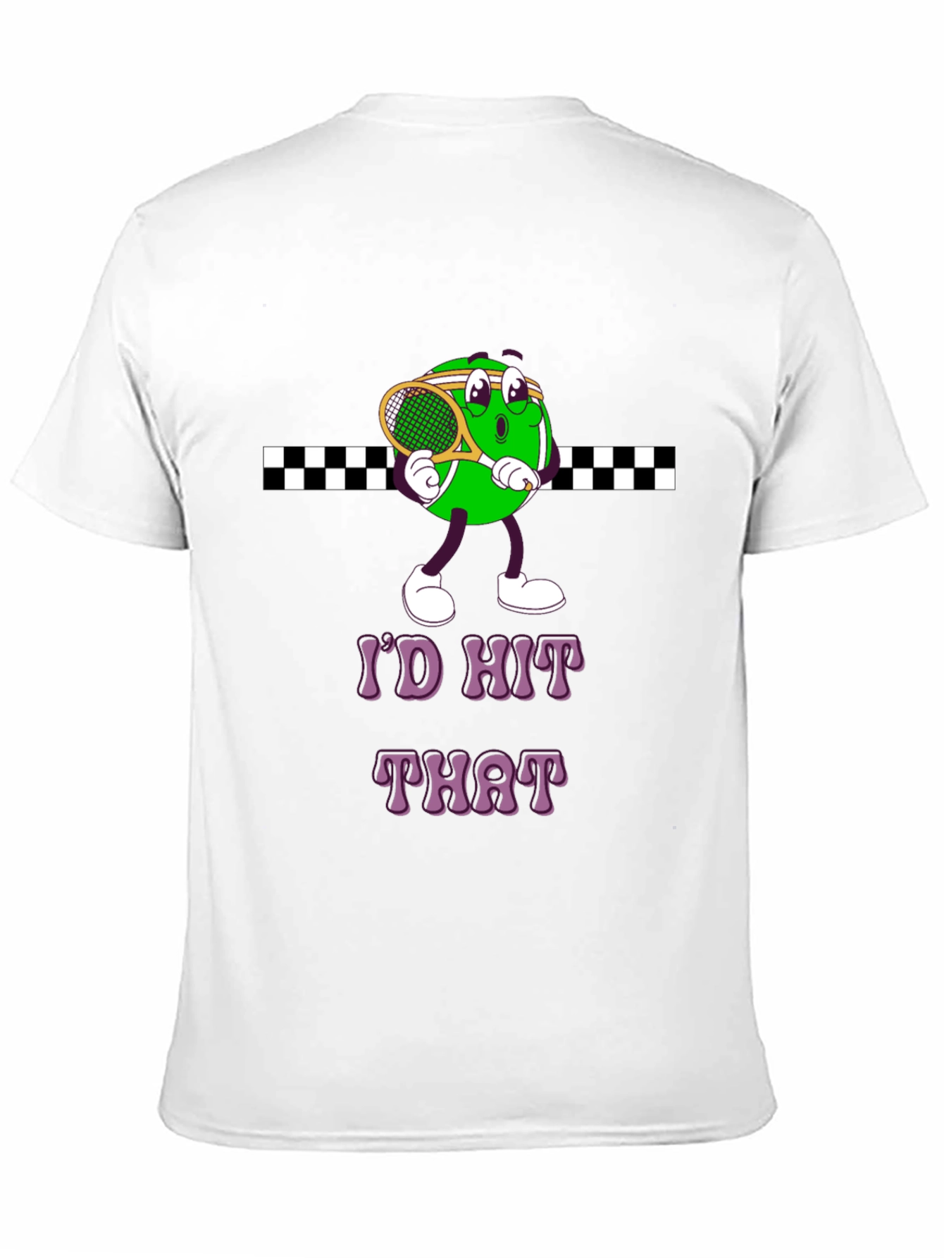 Id Hit That Tennis Cartoon Tee