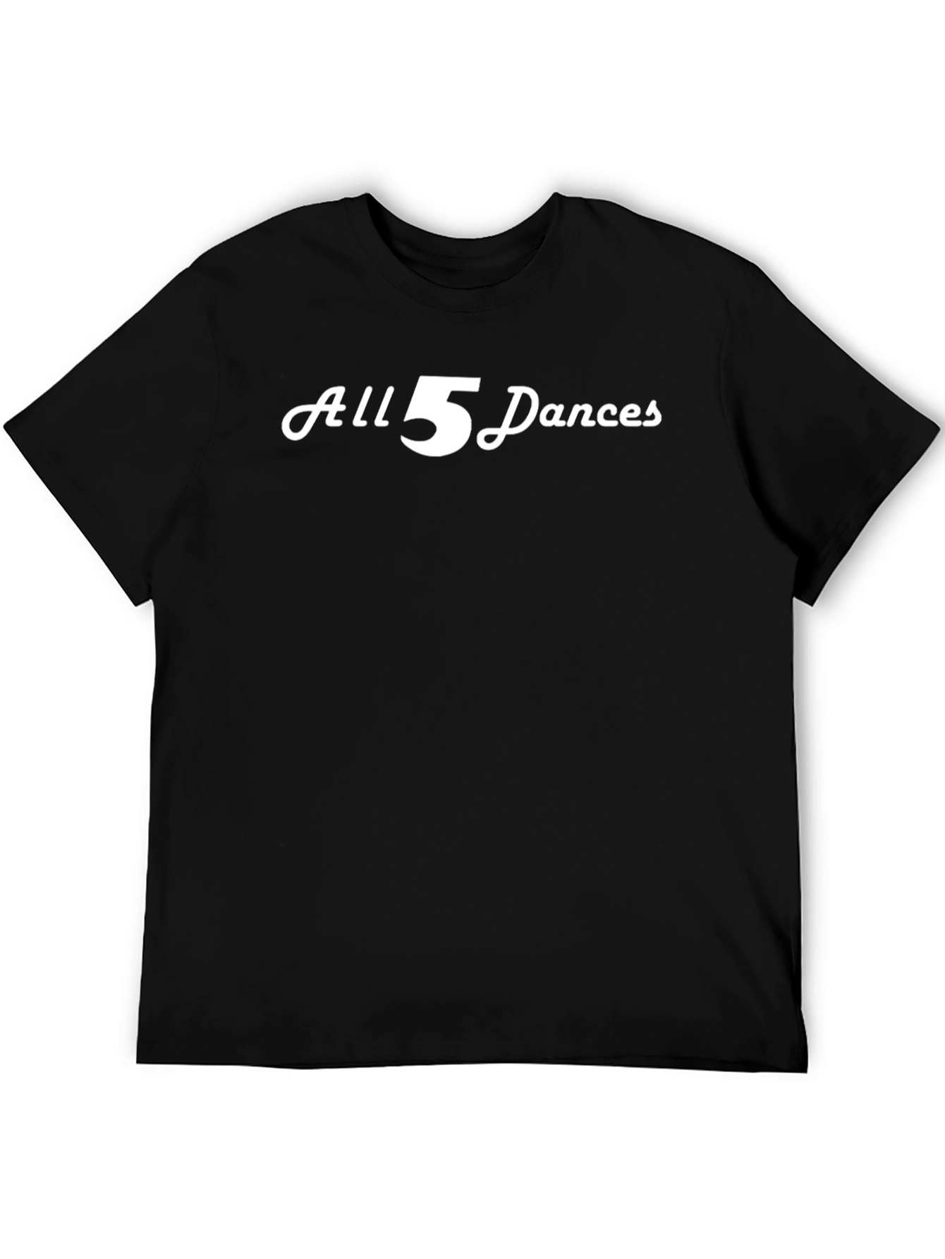All 5 Dances Graphic T-Shirt - Classic Black Tee