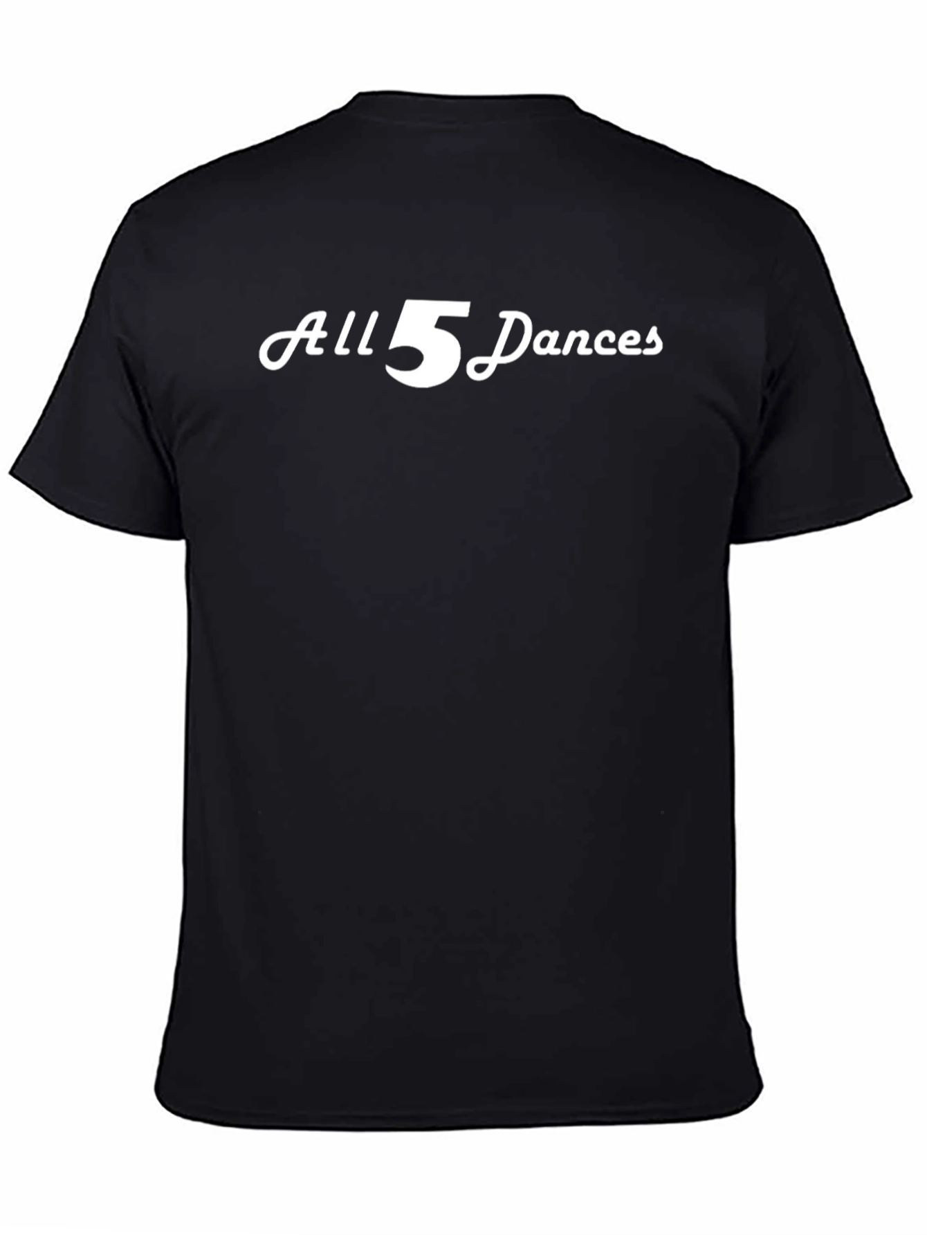 All 5 Dances Graphic T-Shirt - Classic Black Tee