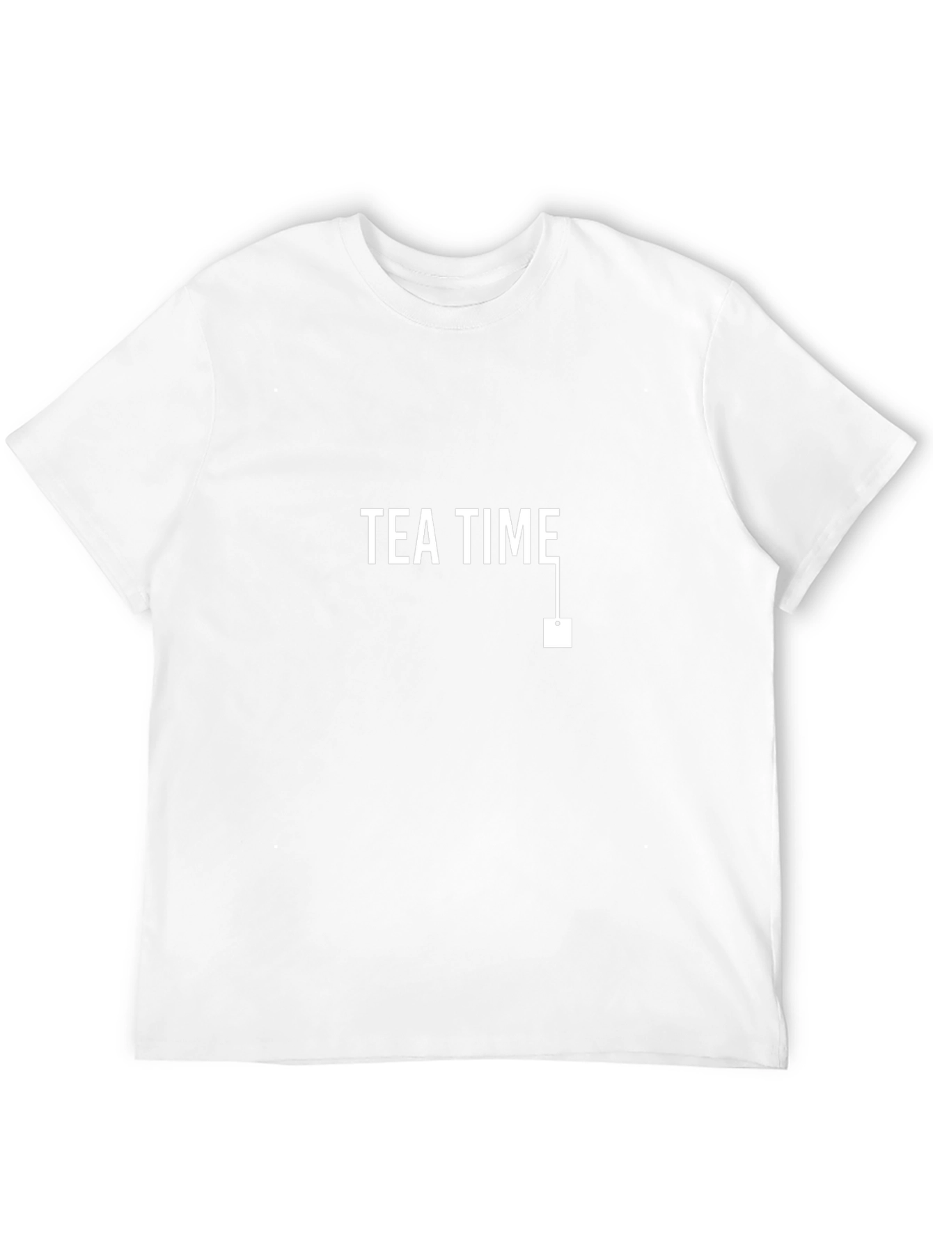 Tea Time Graphic T-Shirt - Black Cotton Tee