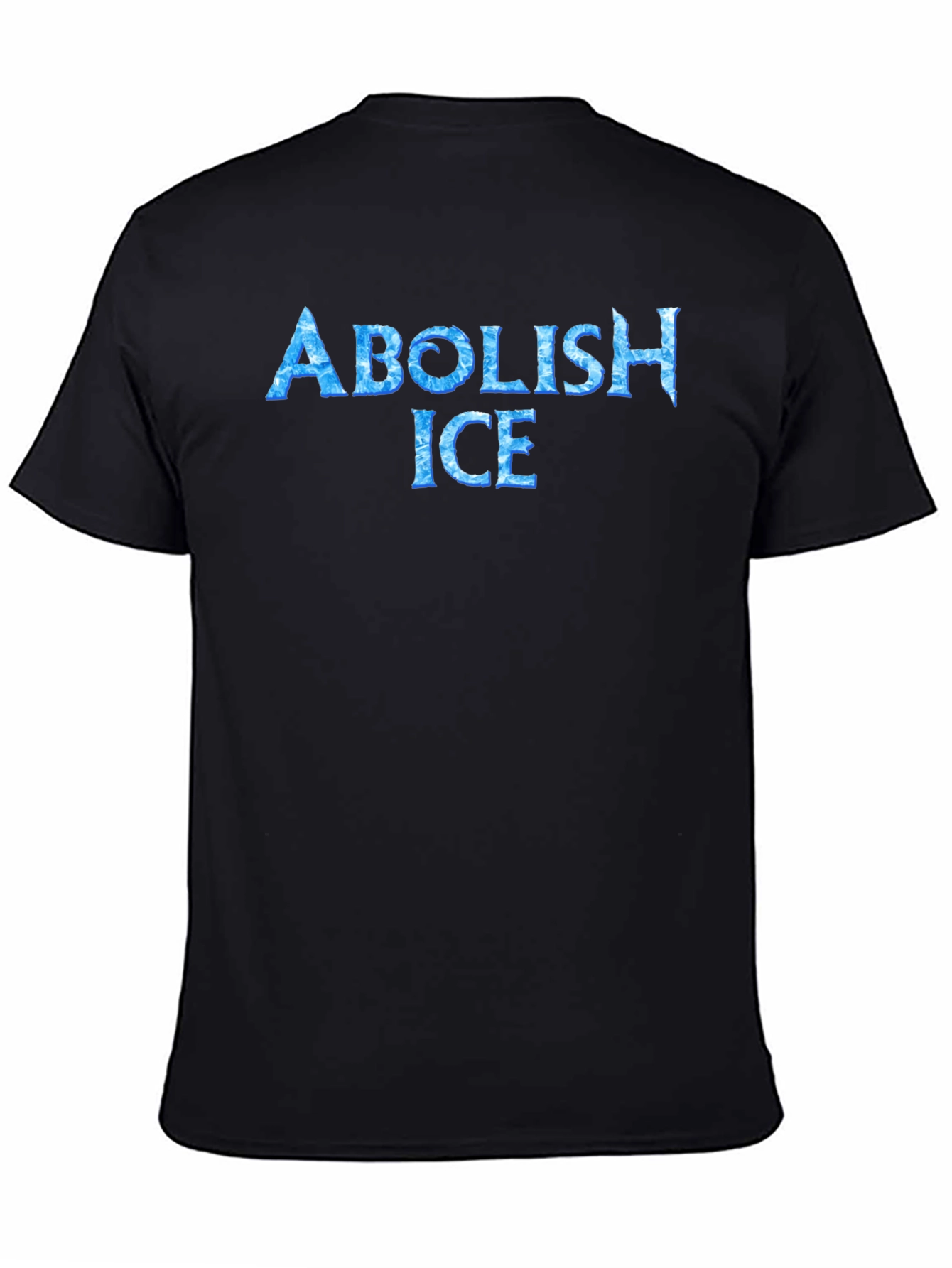 Abolish ICE Black T-Shirt Political Statement