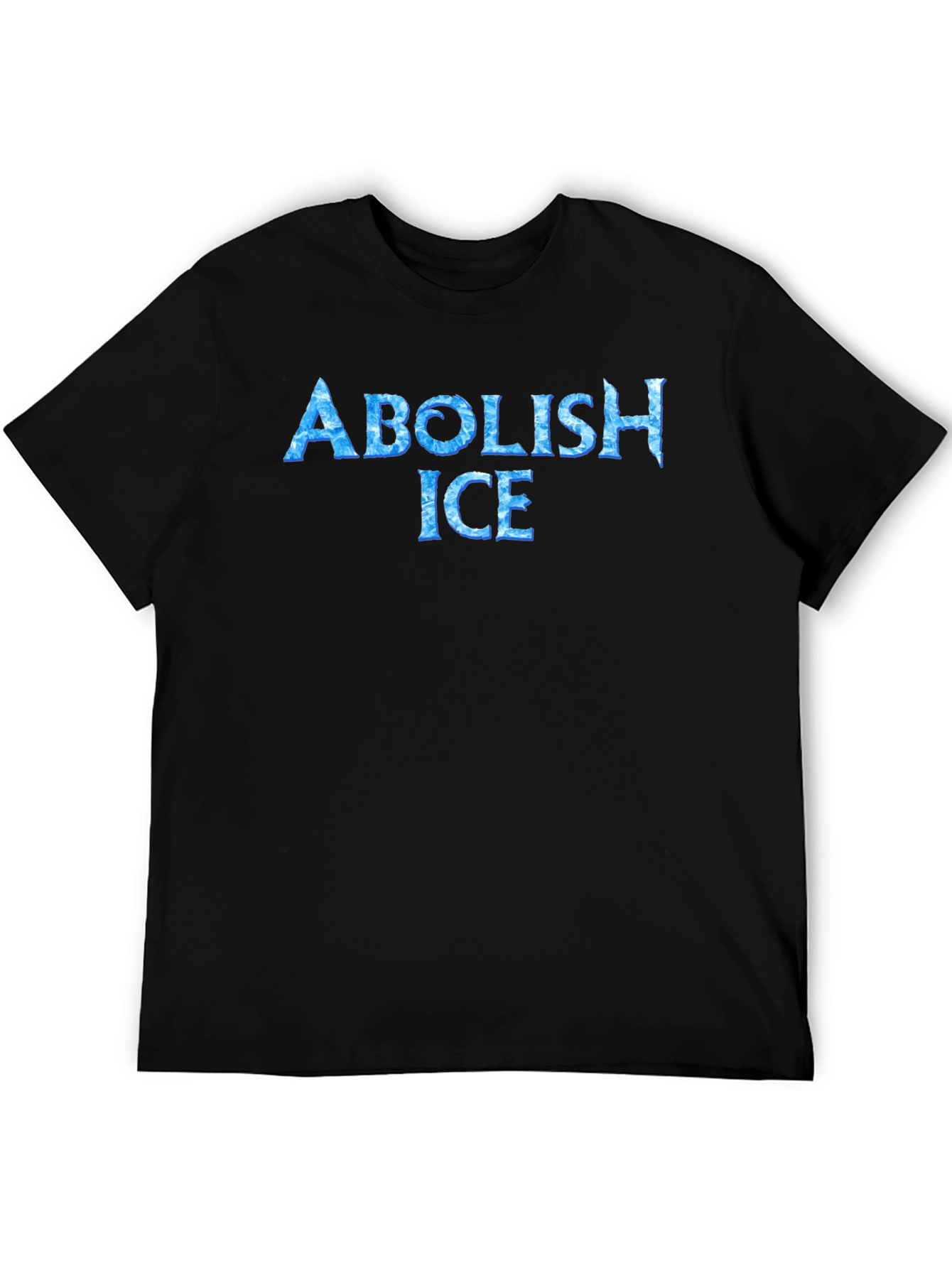Abolish ICE Black T-Shirt Political Statement