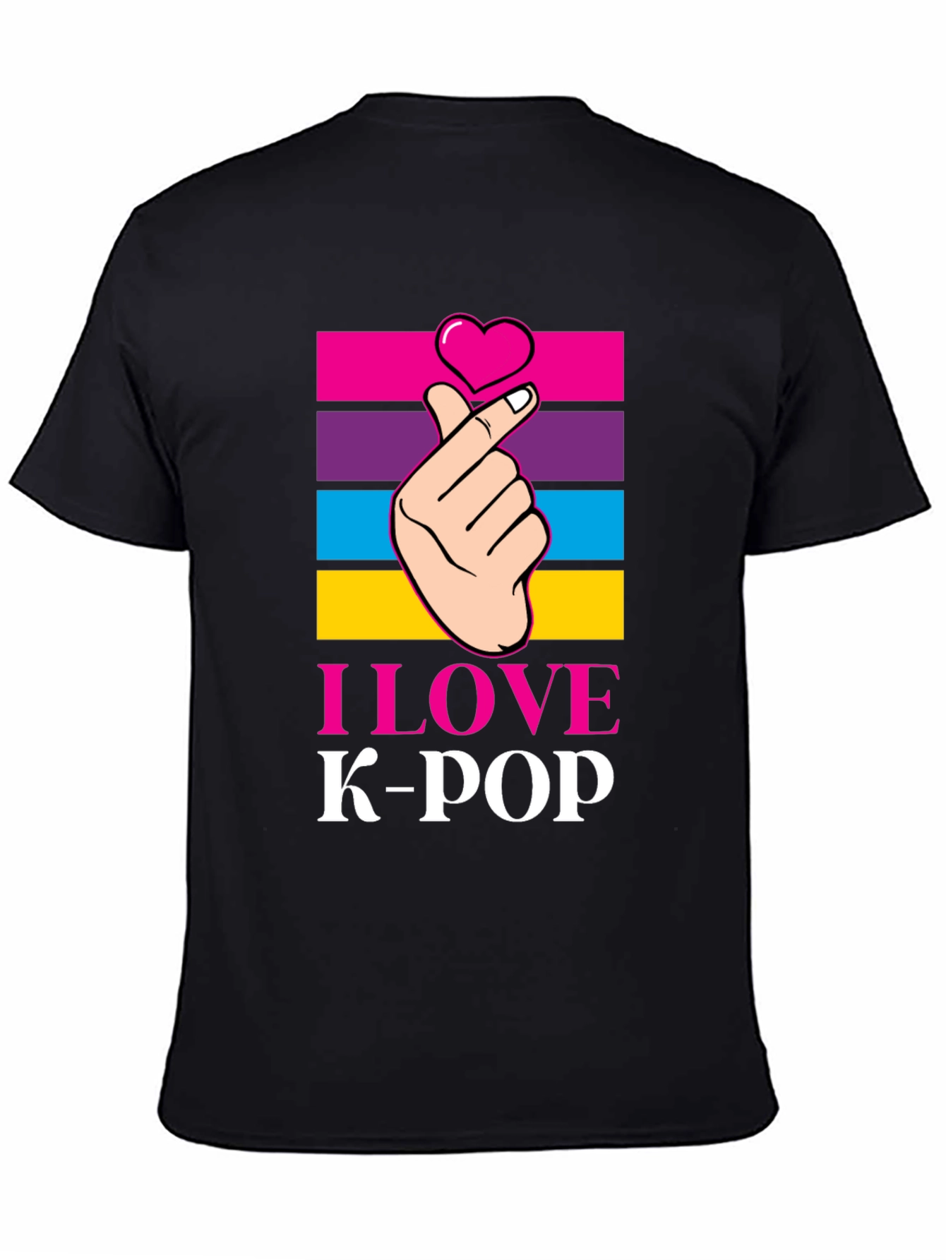 I Love K-Pop T-Shirt Korean Pop Music Tee