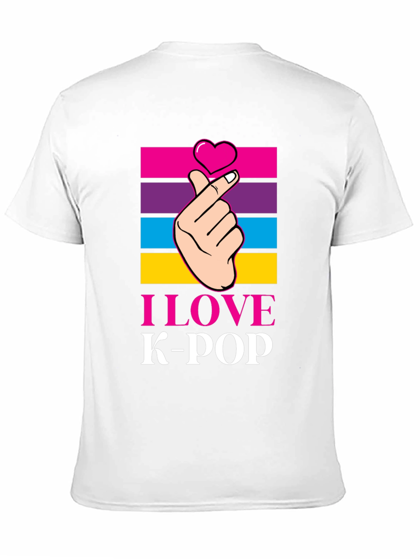 I Love K-Pop T-Shirt Korean Pop Music Tee