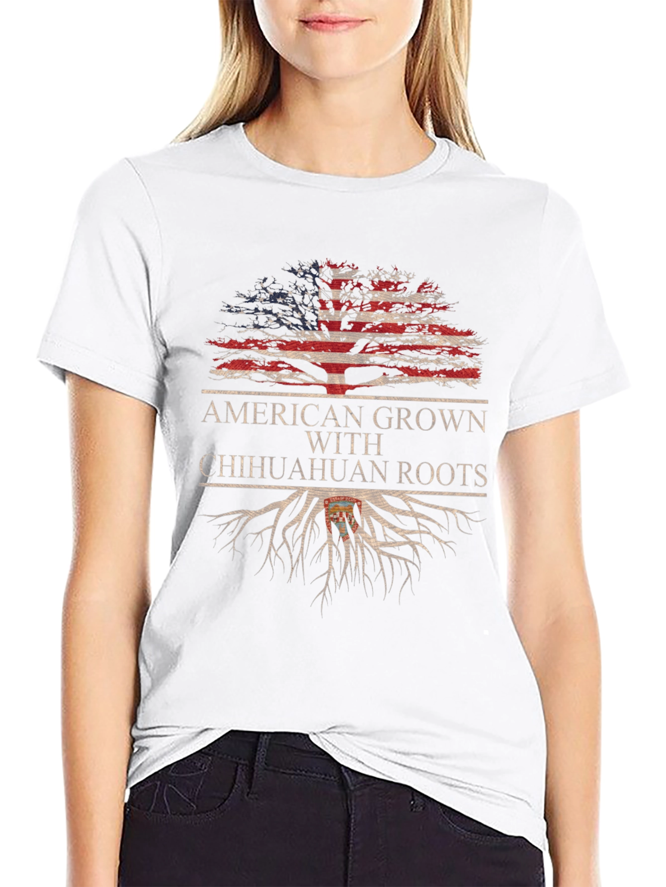 American Grown Chihuahua Roots T-Shirt
