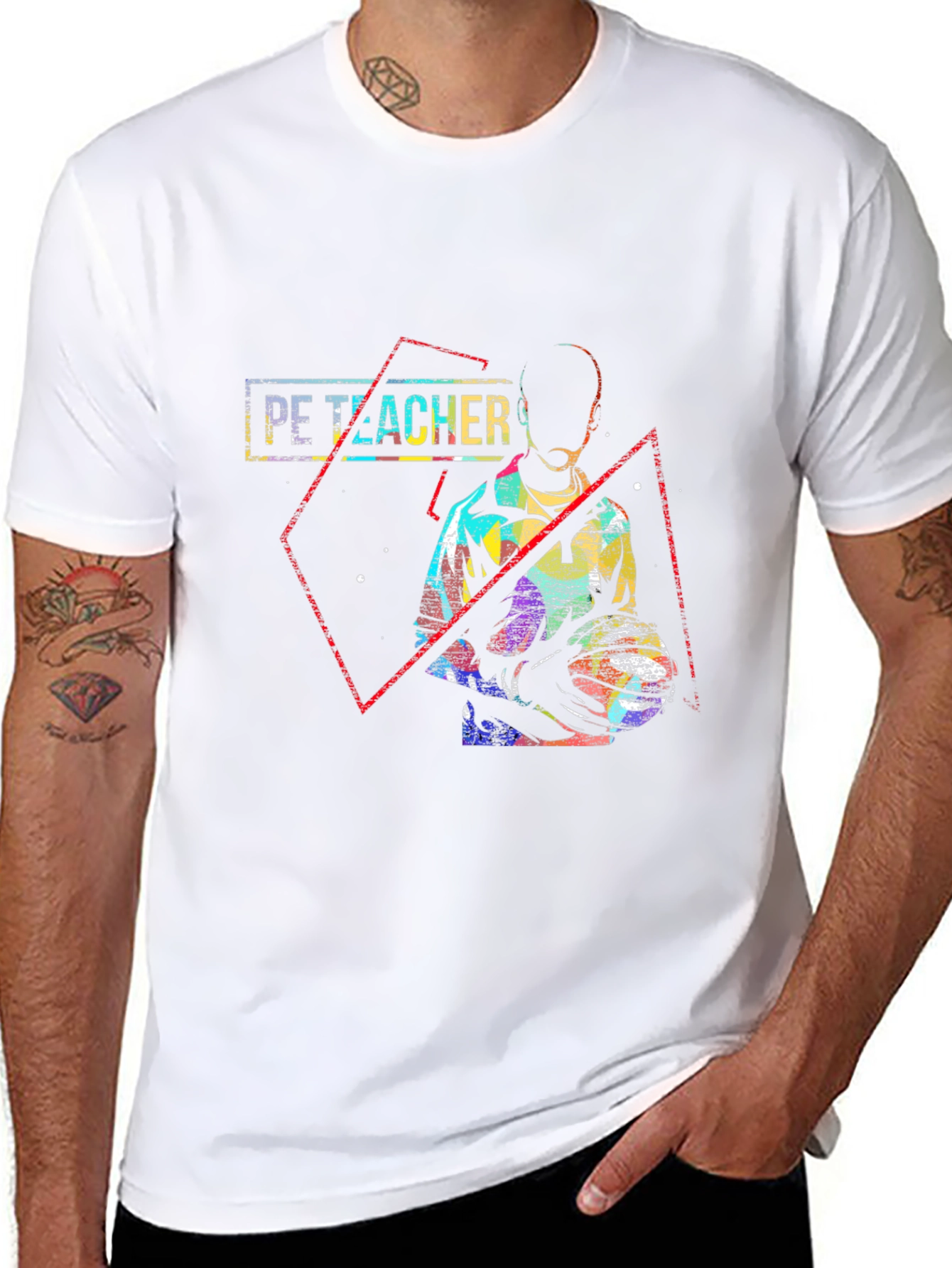 PE Teacher Graphic T-Shirt