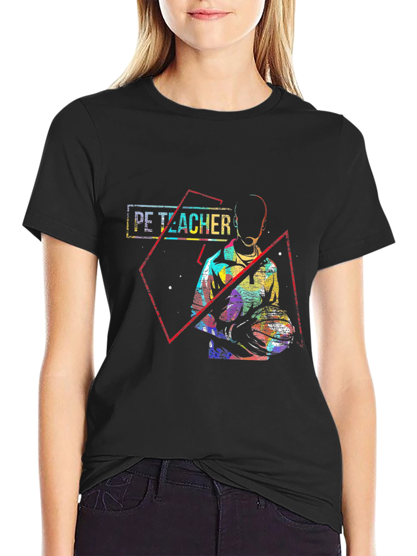 PE Teacher Graphic T-Shirt