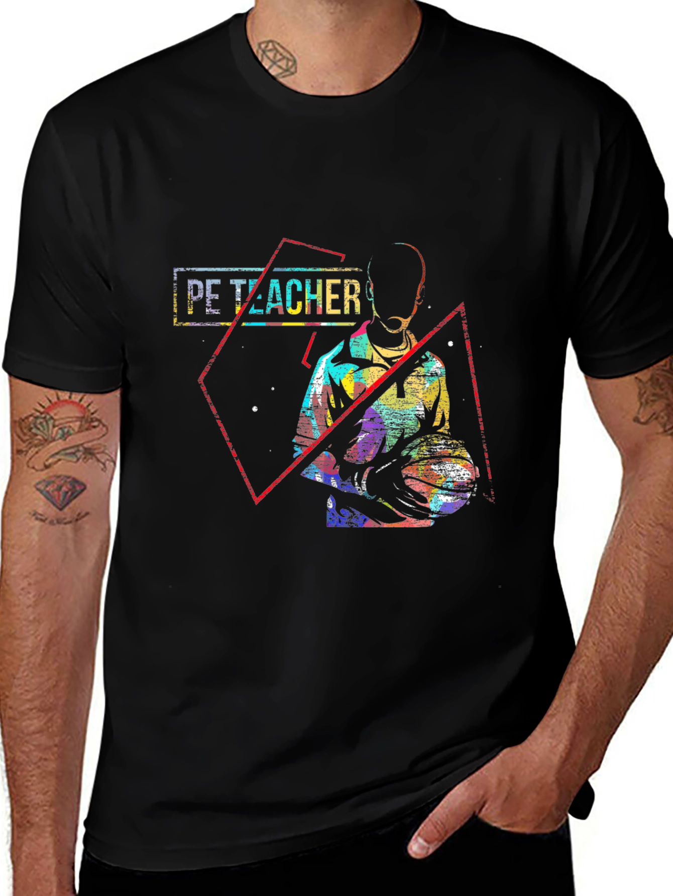 PE Teacher Graphic T-Shirt