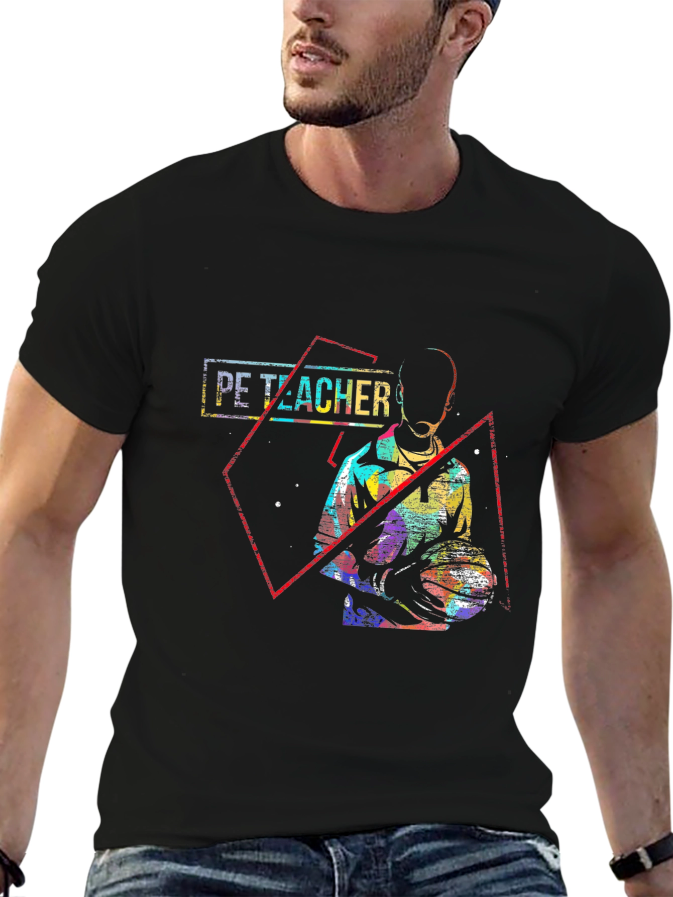 PE Teacher Graphic T-Shirt