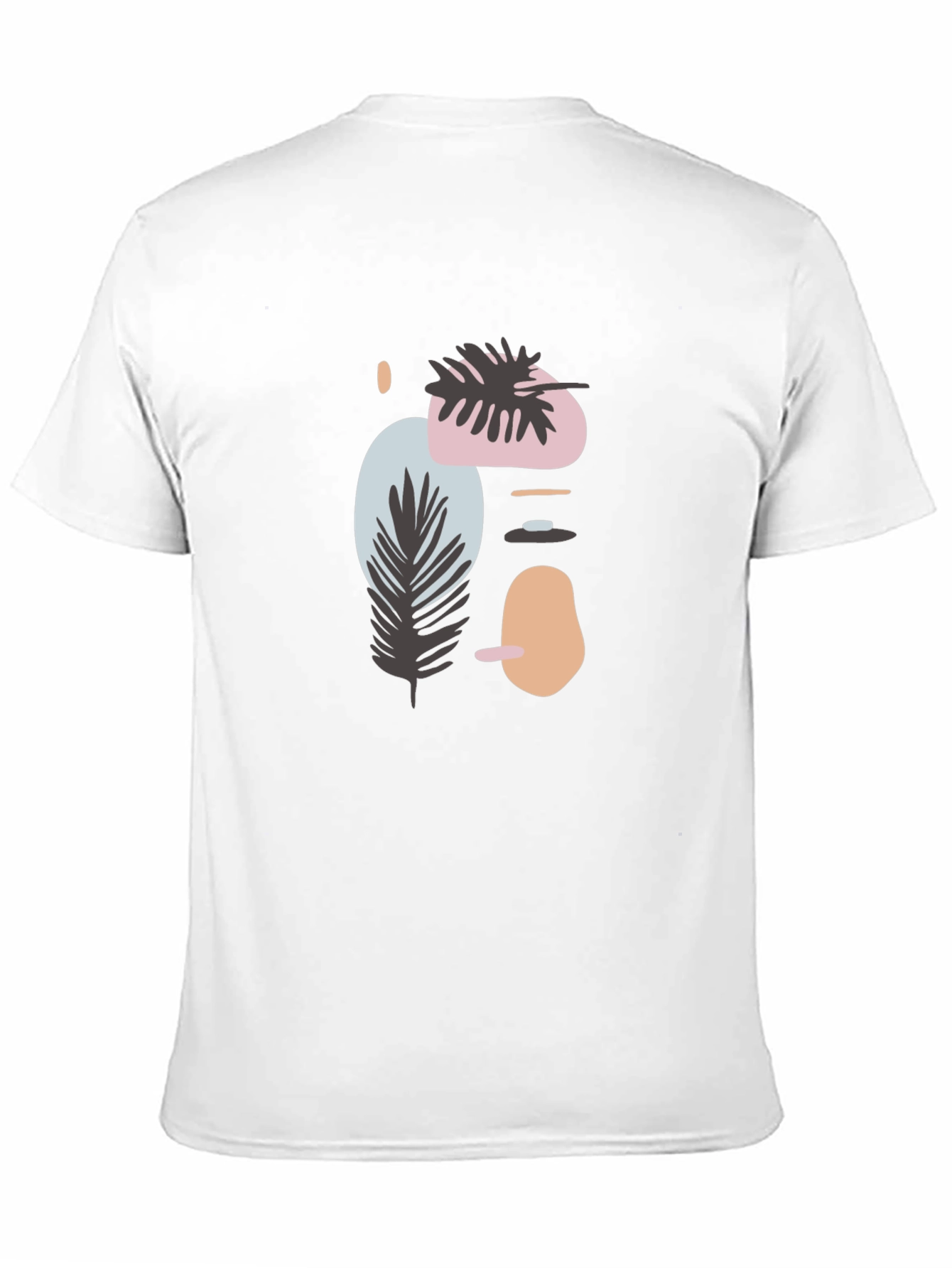 Abstract Art Graphic Print Crew Neck T-Shirt