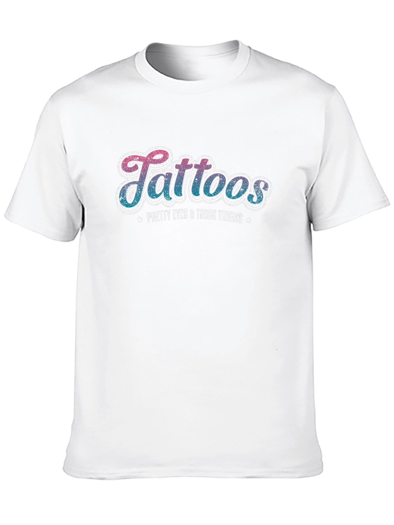 Tattoos Pretty Eyes Thick Thighs Graphic Tee